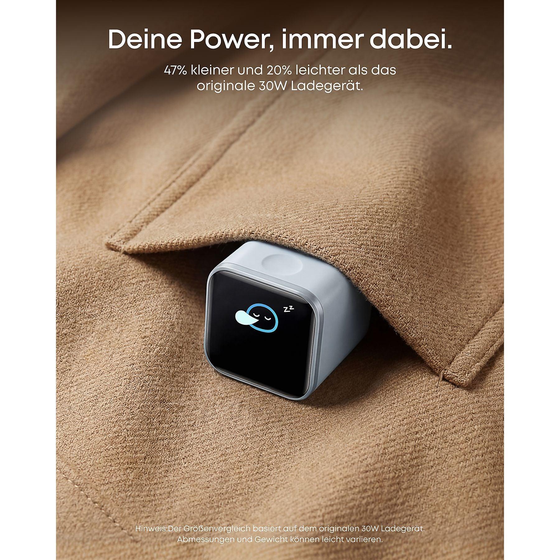 Anker Nano Ladegerät (45W, Smart Display)