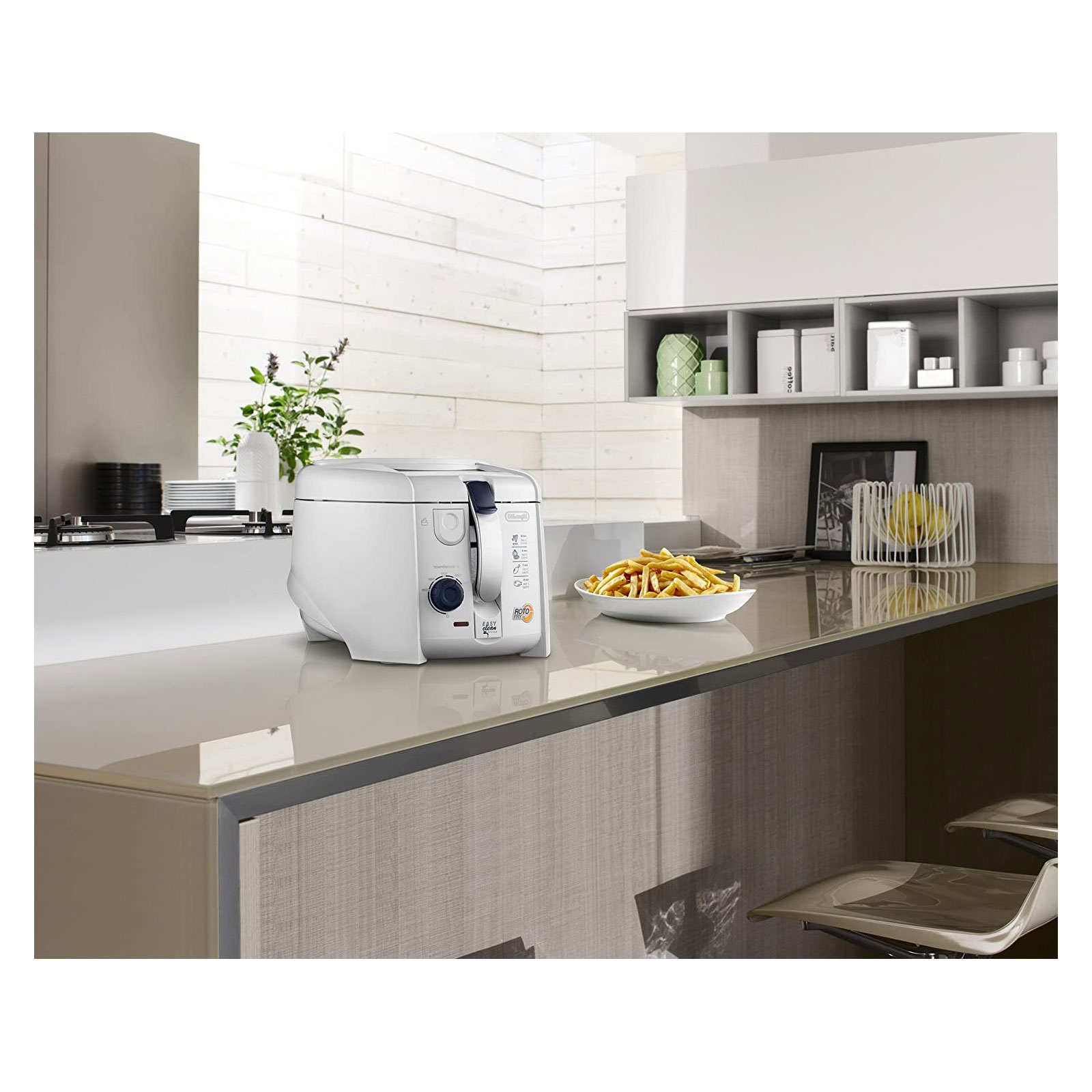 DeLonghi F 28311 Rotofritteuse mit Easy Clean System, 1800 Watt