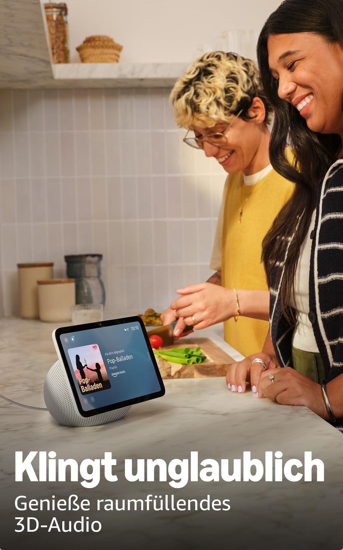 Amazon Echo Show 8 (neueste Generation), brillantes 8,7-Zoll-Display