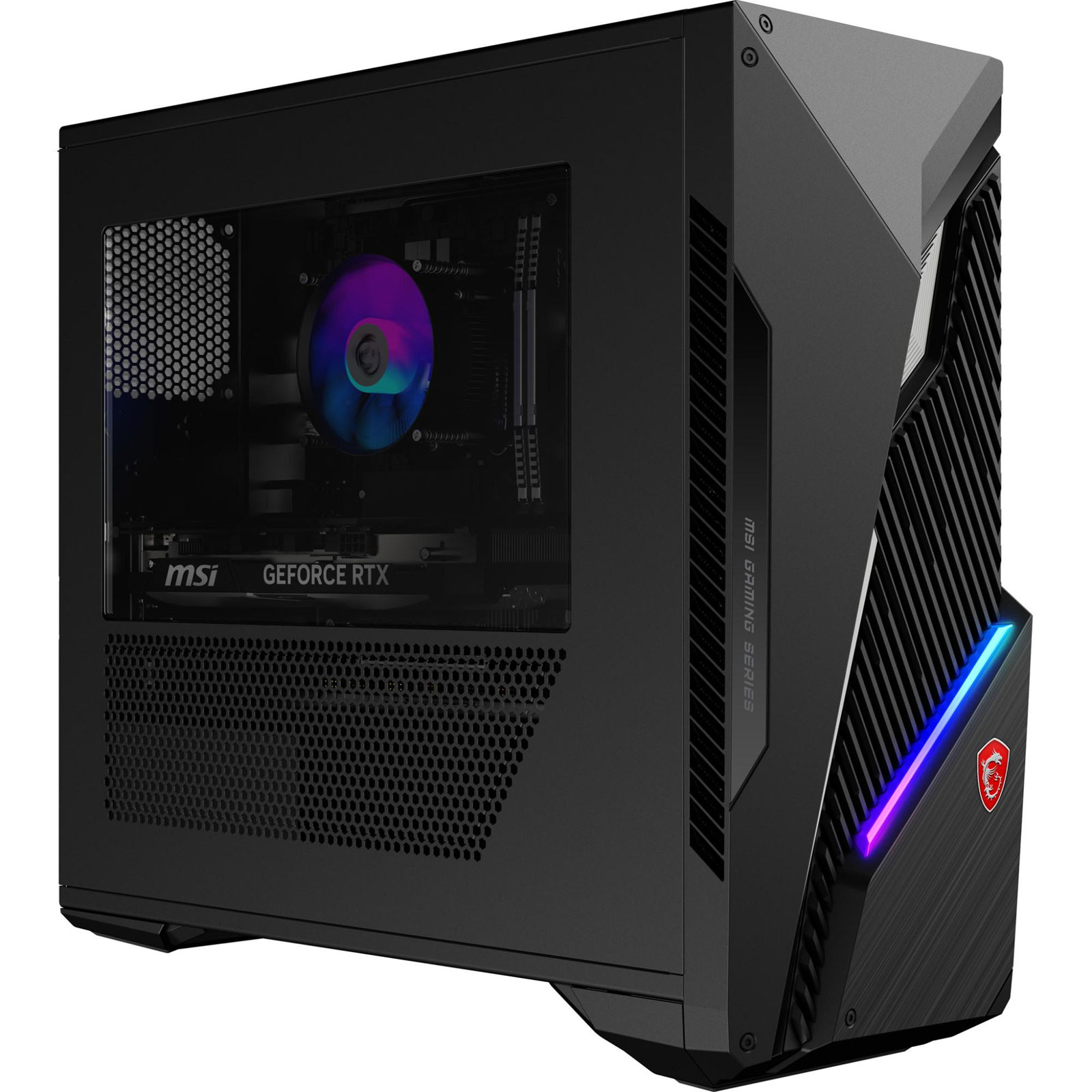 MSI Gaming-PC MAG Infinite S3 14NUE7-1672DE, Schwarz, Intel Core i7-14700F, 32 GB, 1 TB M.2 SSD, RTX 4070 SUPER