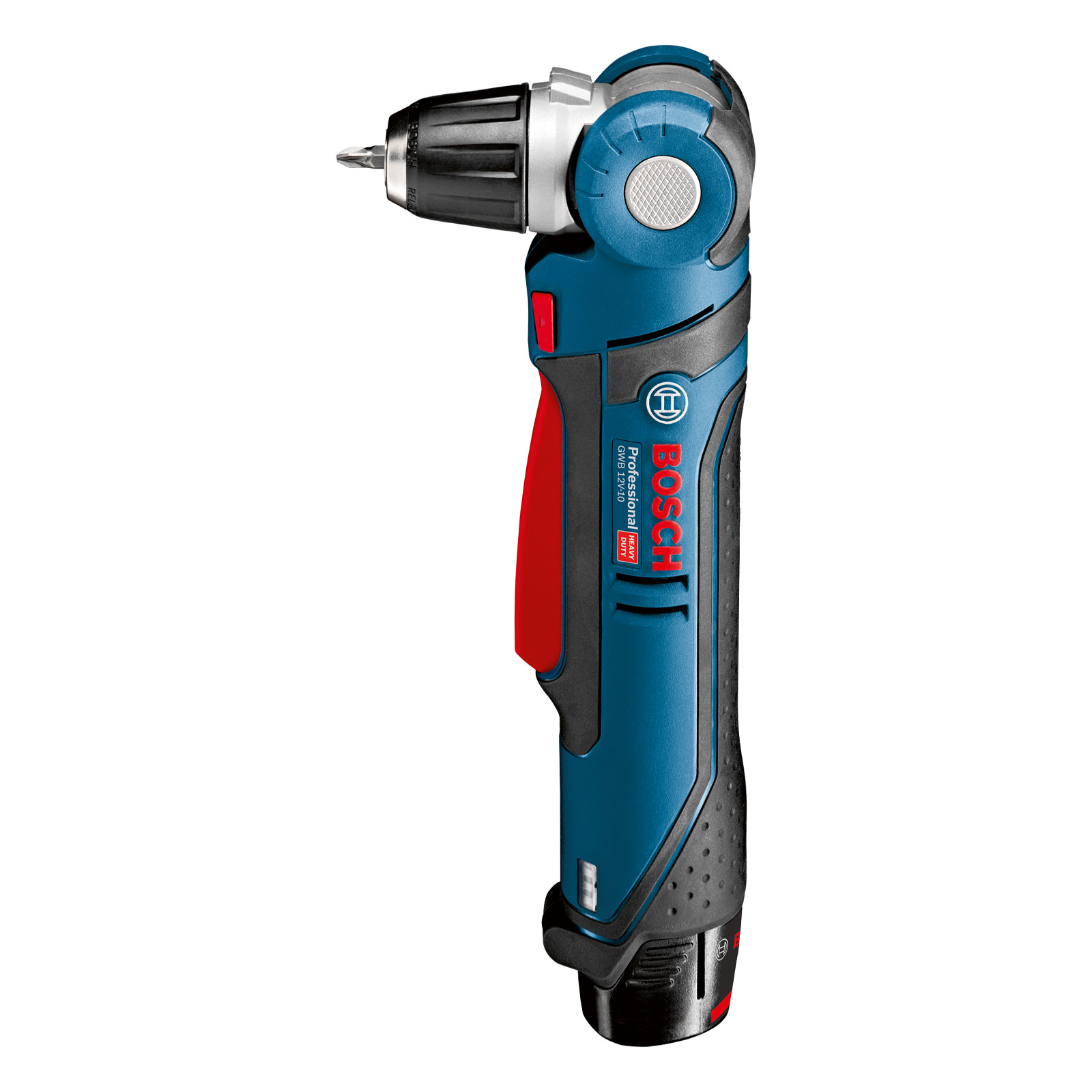 Bosch Professional Akku-Winkelbohrmaschine GWB 12V-10, mit 2 x 2.0 Ah Li-Ion Akku, L-BOXX