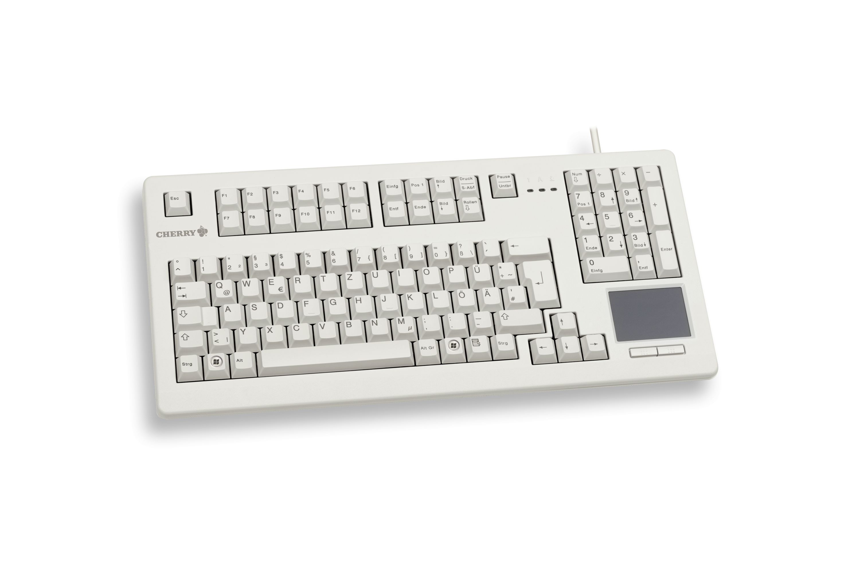 CHERRY G80-11900, Kompakte Mechanische Tastatur mit Nummernblock