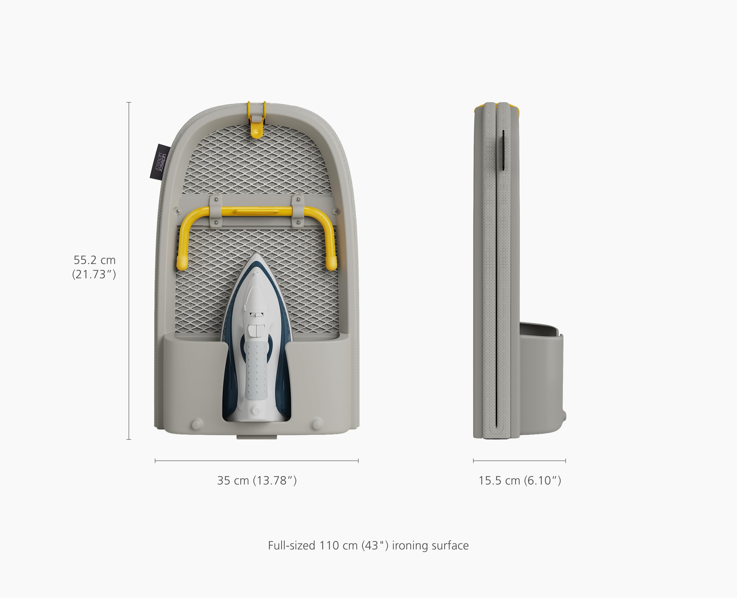 Joseph Joseph Pocket Max Tischbügelbrett, 110cm Bügelfläche