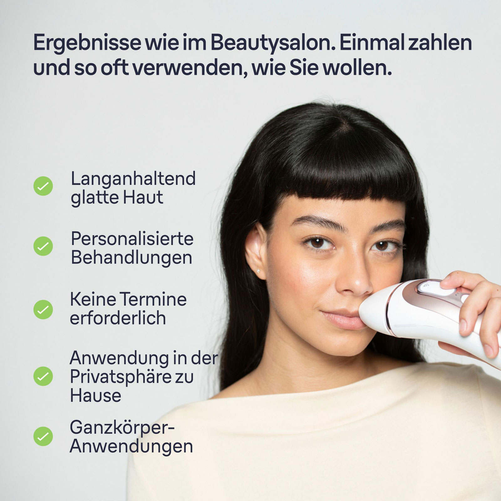 BRAUN IPL Haarentferner IPL Skin i·expert PL7253 mit gratis App und 3 Aufsätzen