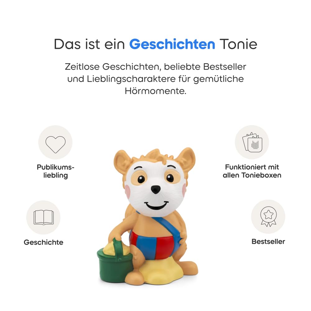tonies Hörfigur für Toniebox, Bobo Siebenschläfer – Bobo baggert....