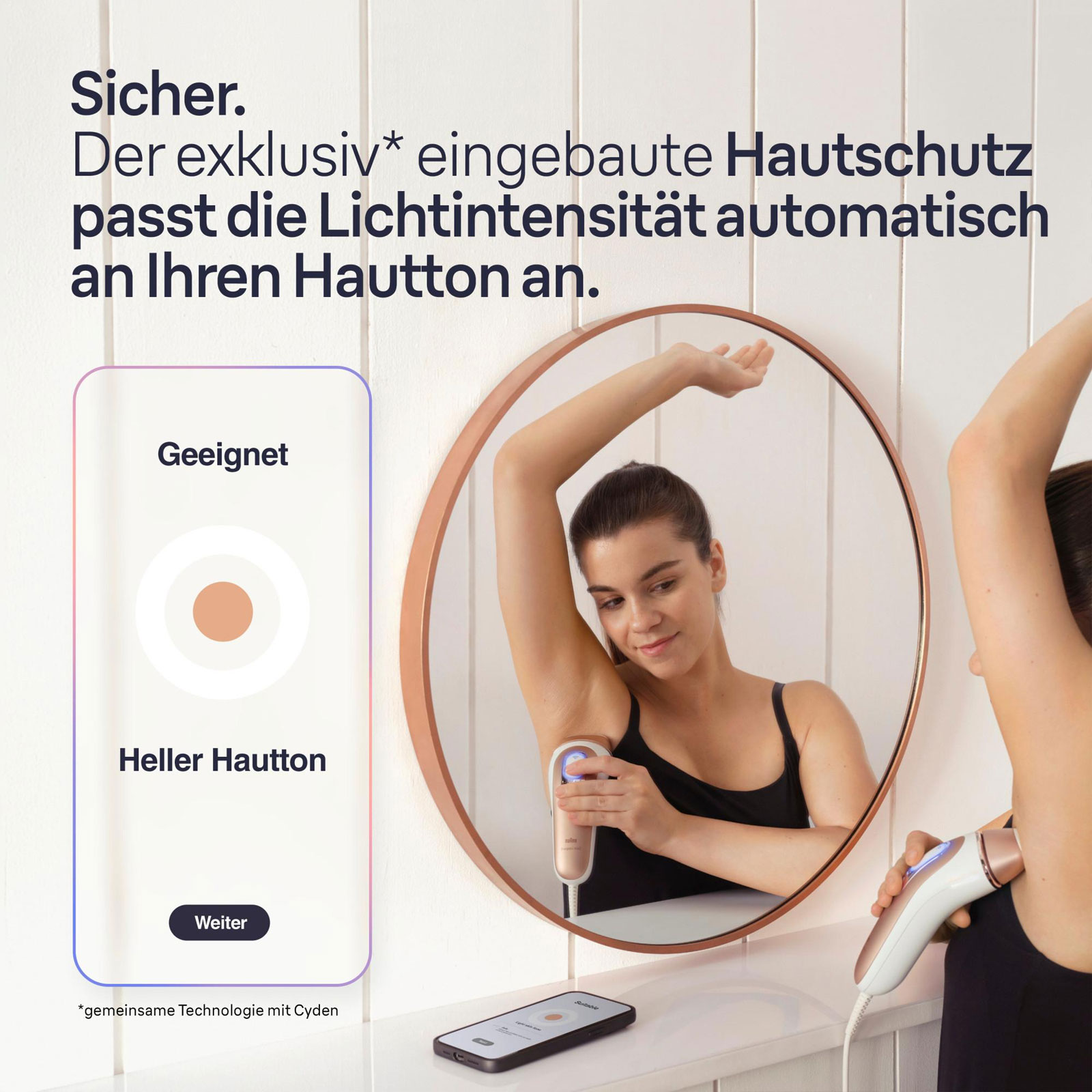 BRAUN IPL Haarentferner IPL Skin i·expert PL7253 mit gratis App und 3 Aufsätzen BRAUN IPL Haarentferner IPL Skin i·expert PL7253 mit gratis App und 3 Aufsätzen
