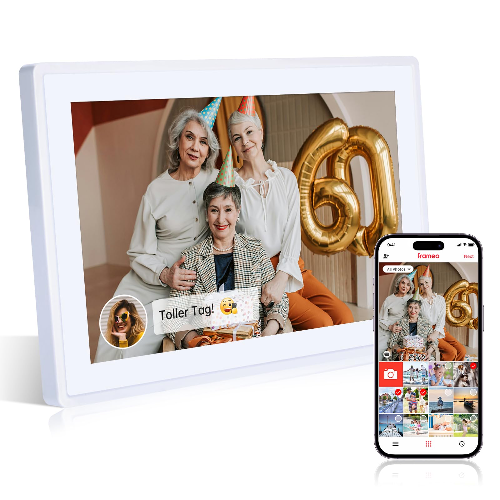 Rollei Smart Frame WiFi 100 Digitaler Bilderrahmen