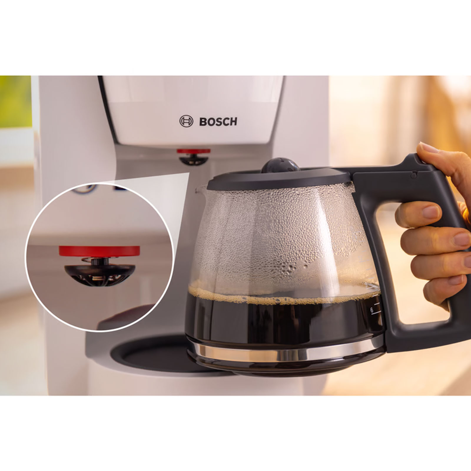 Bosch TKA3M134 MyMoment Kaffeemaschine rot