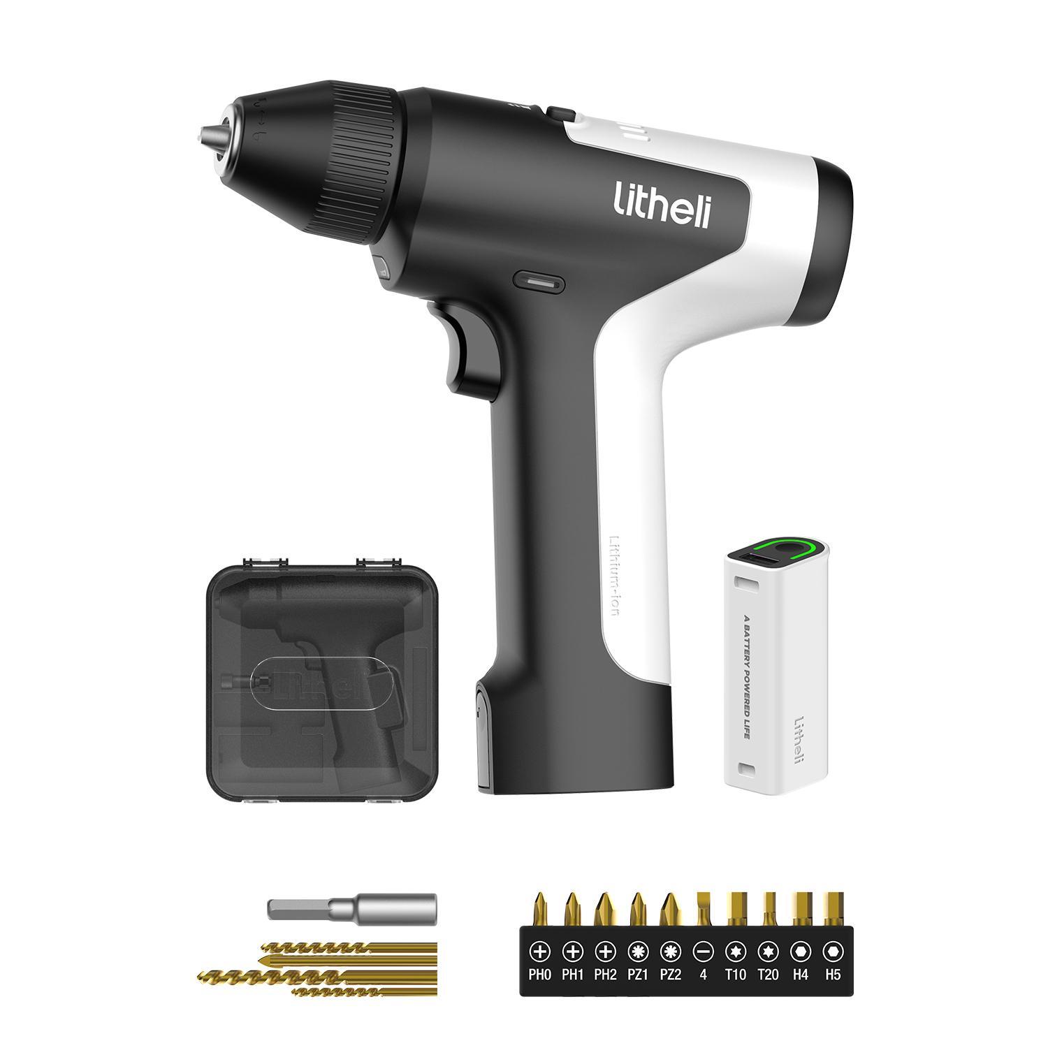 Litheli U4 Mini-Akkuschrauber und Bohrmaschine 4V