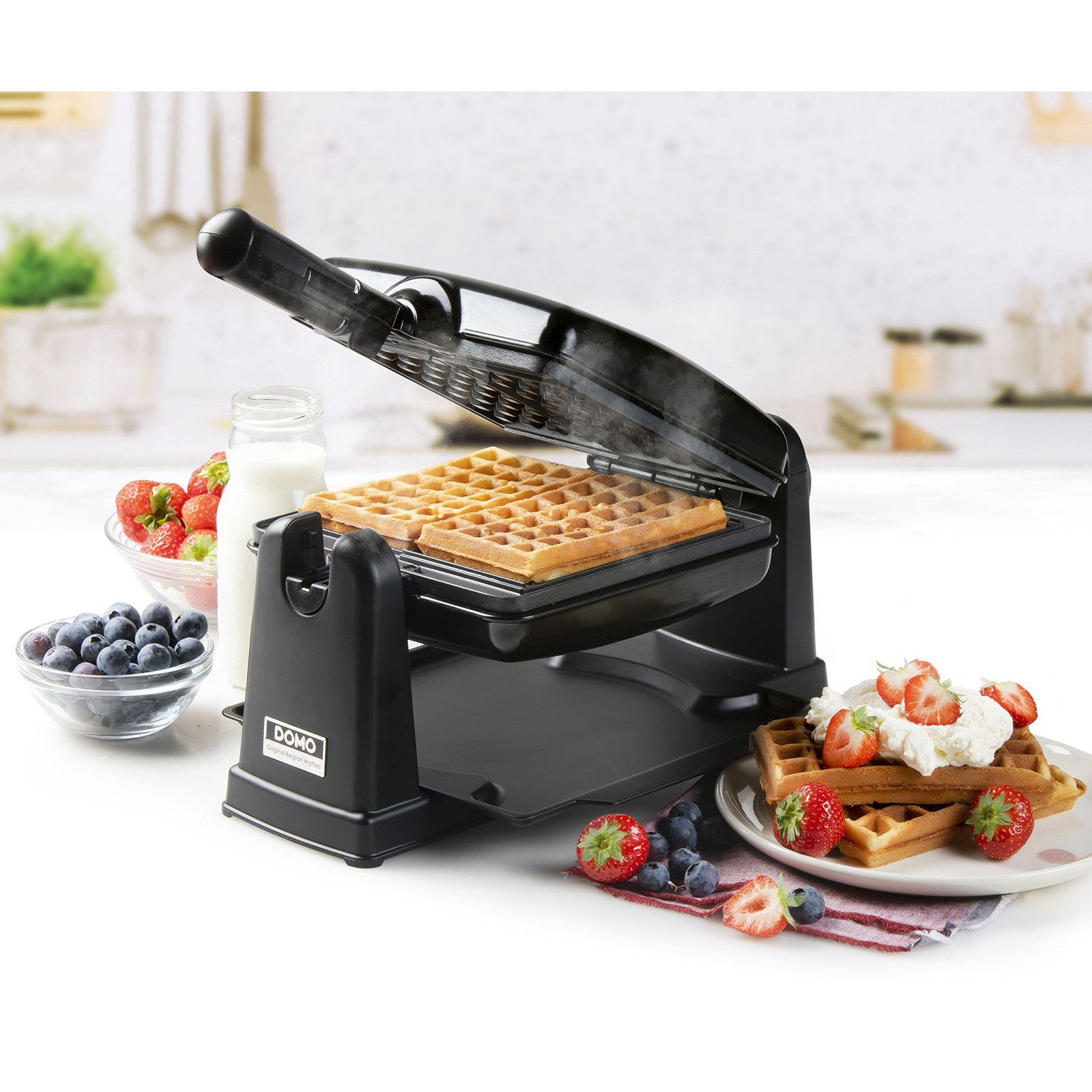 Domo Rotierendes Waffeleisen DO9224W Domo Rotierendes Waffeleisen DO9224W