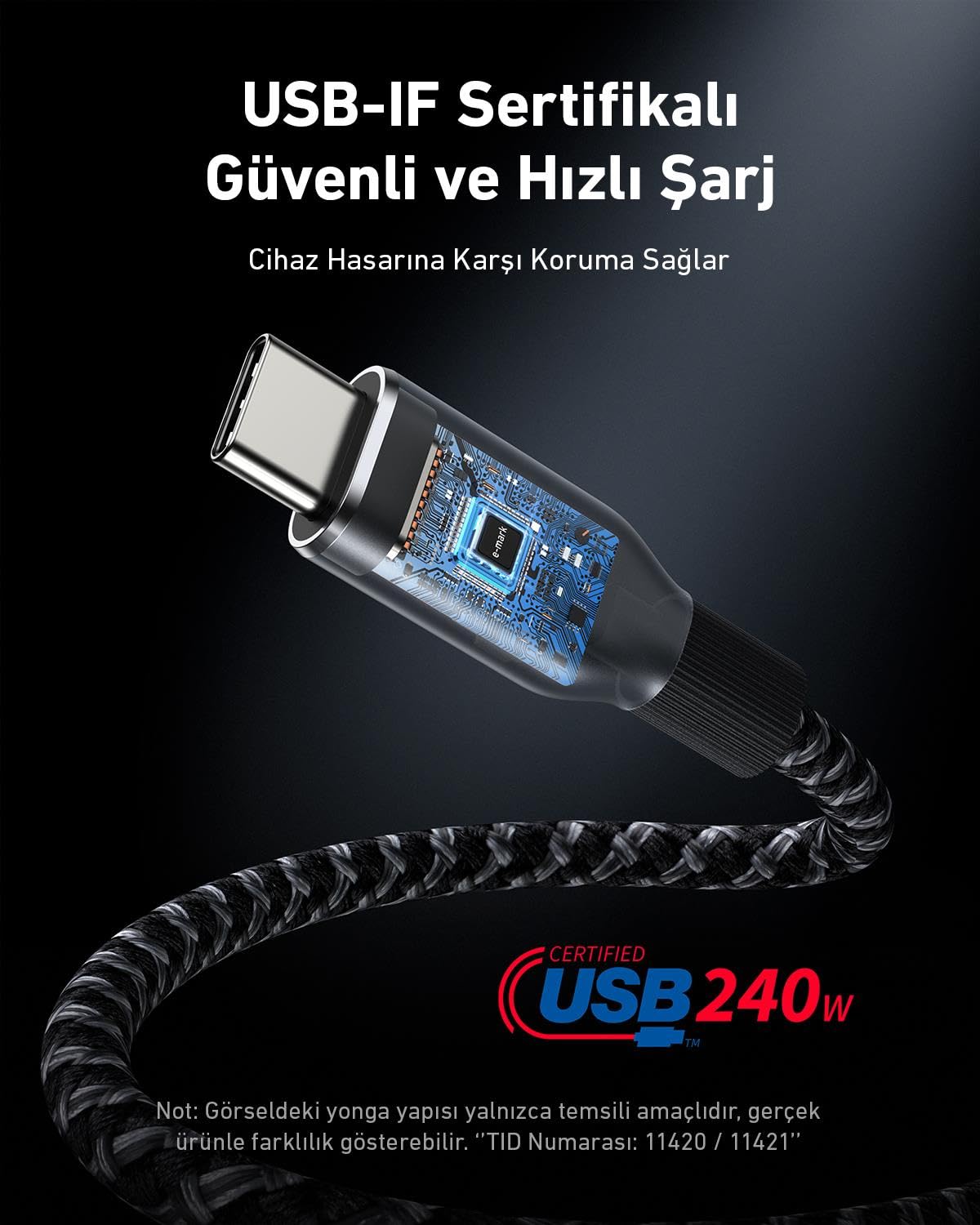 Anker Prime Usb-C to C 240W 1,8m Kabel