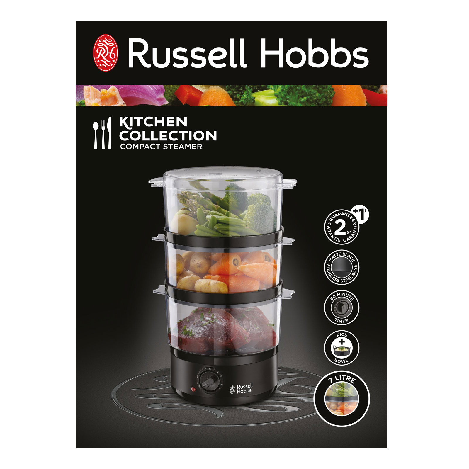 Russell Hobbs 26530-56 Compact Dampfgarer