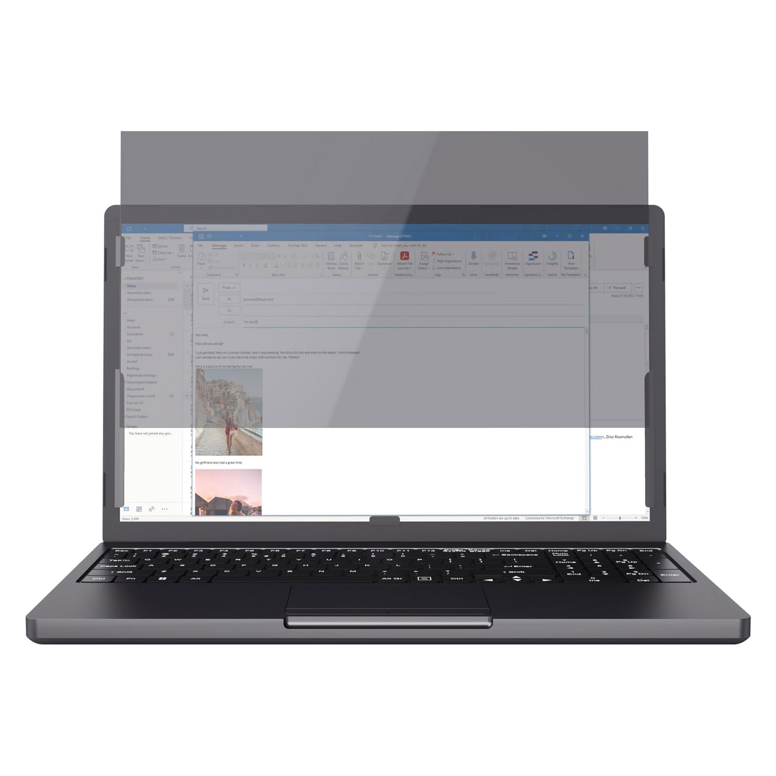 Trust Primo Daten-/Blickschutzfilter für 14-Zoll-Laptop (25194)