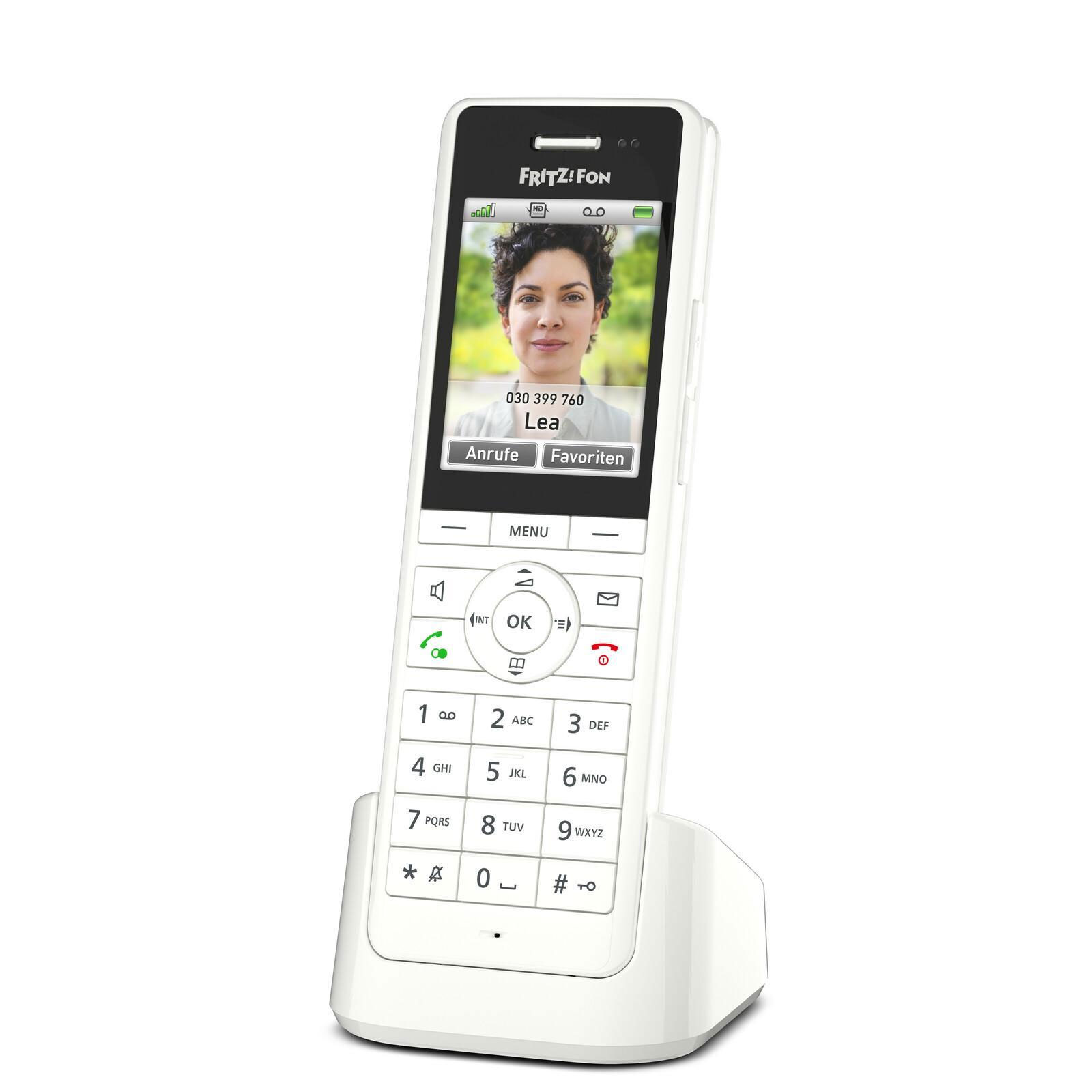AVM FRITZ!Fon X6 weiß Schnurloses Telefon (1 Mobilteil, ohne Basisstation, Voice Over IP)