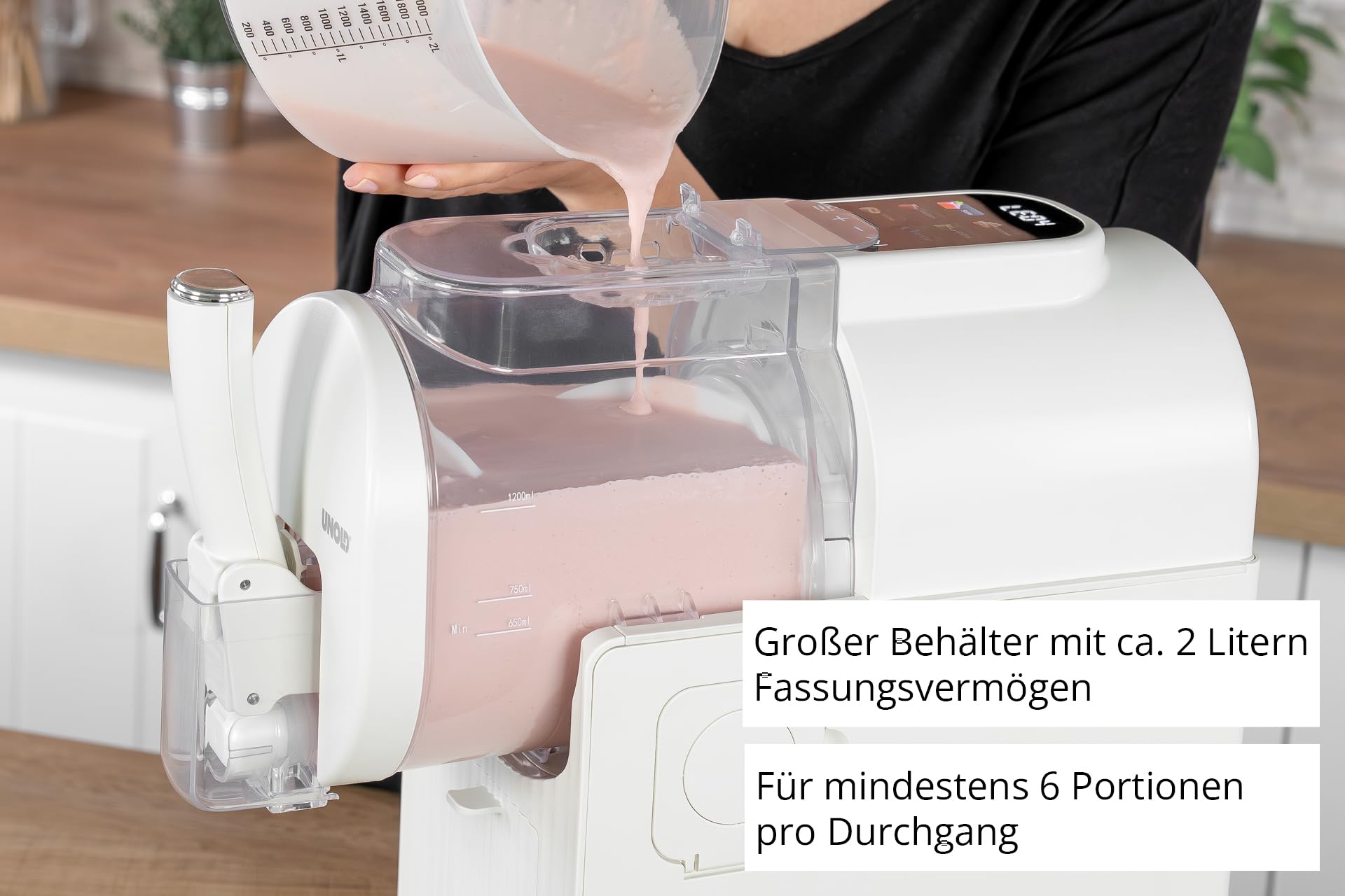UNOLD Sofia 48960 2in1 Cremefarben Slush - und Softeismaschine