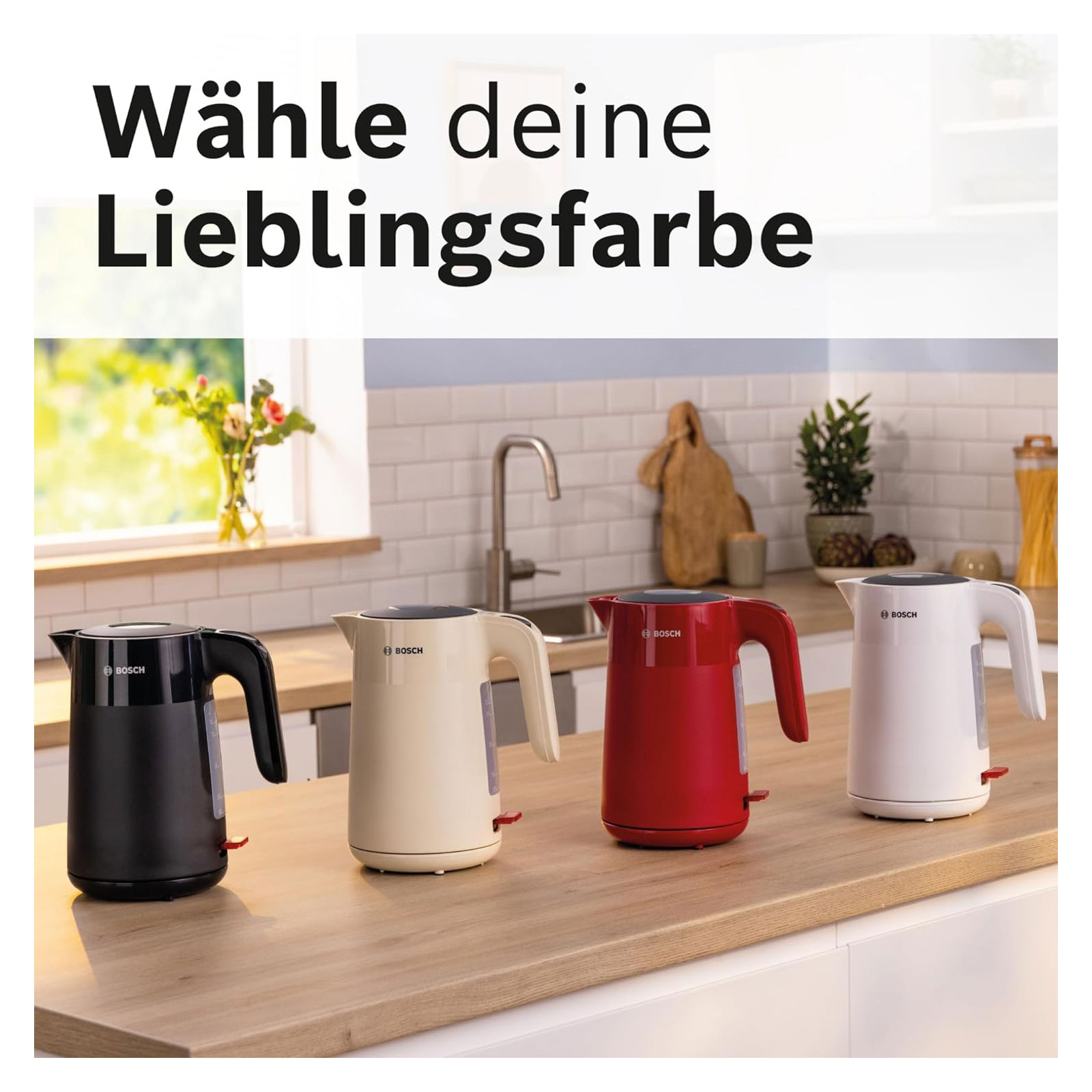 Bosch Wasserkocher TWK2M164 Rot Bosch Wasserkocher TWK2M164 Rot
