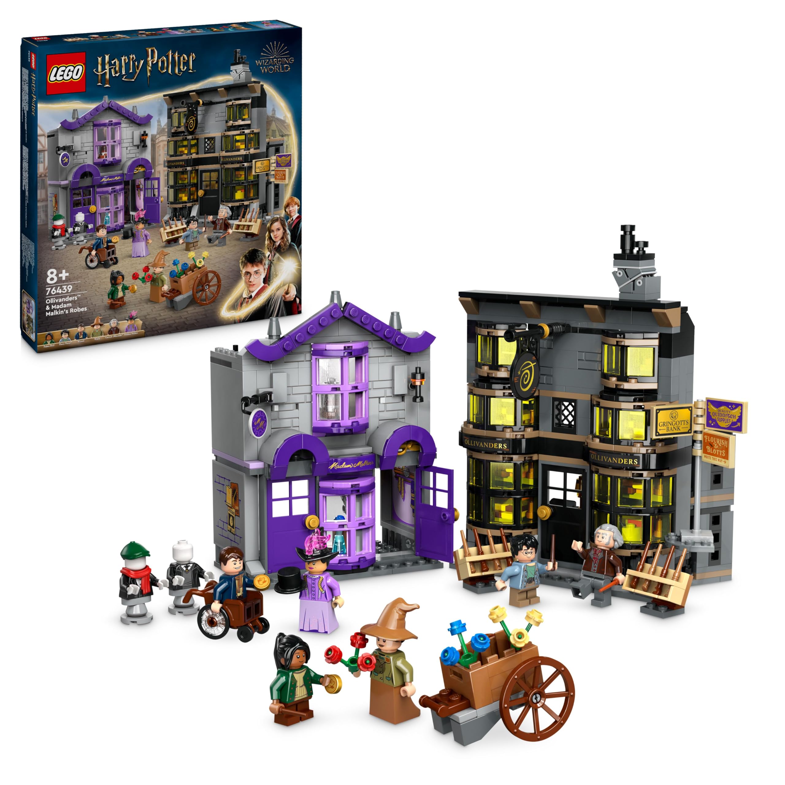 LEGO Harry Potter Ollivanders & Madam Malkins Anzüge, Läden aus der Winkelgasse