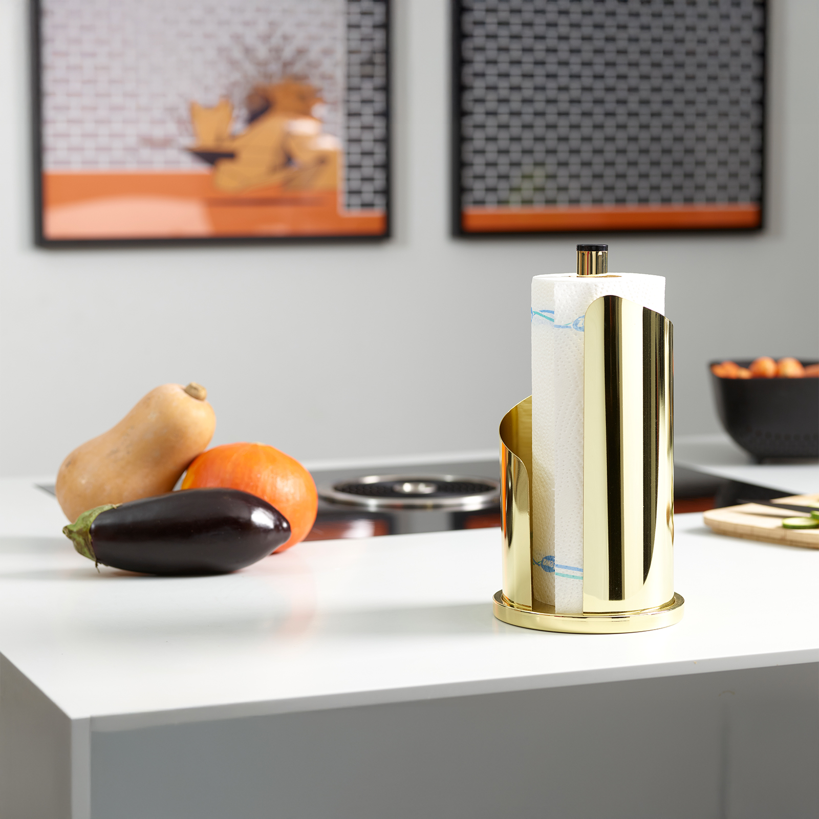 Echtwerk Küchenrollenhalter aus Edelstahl 