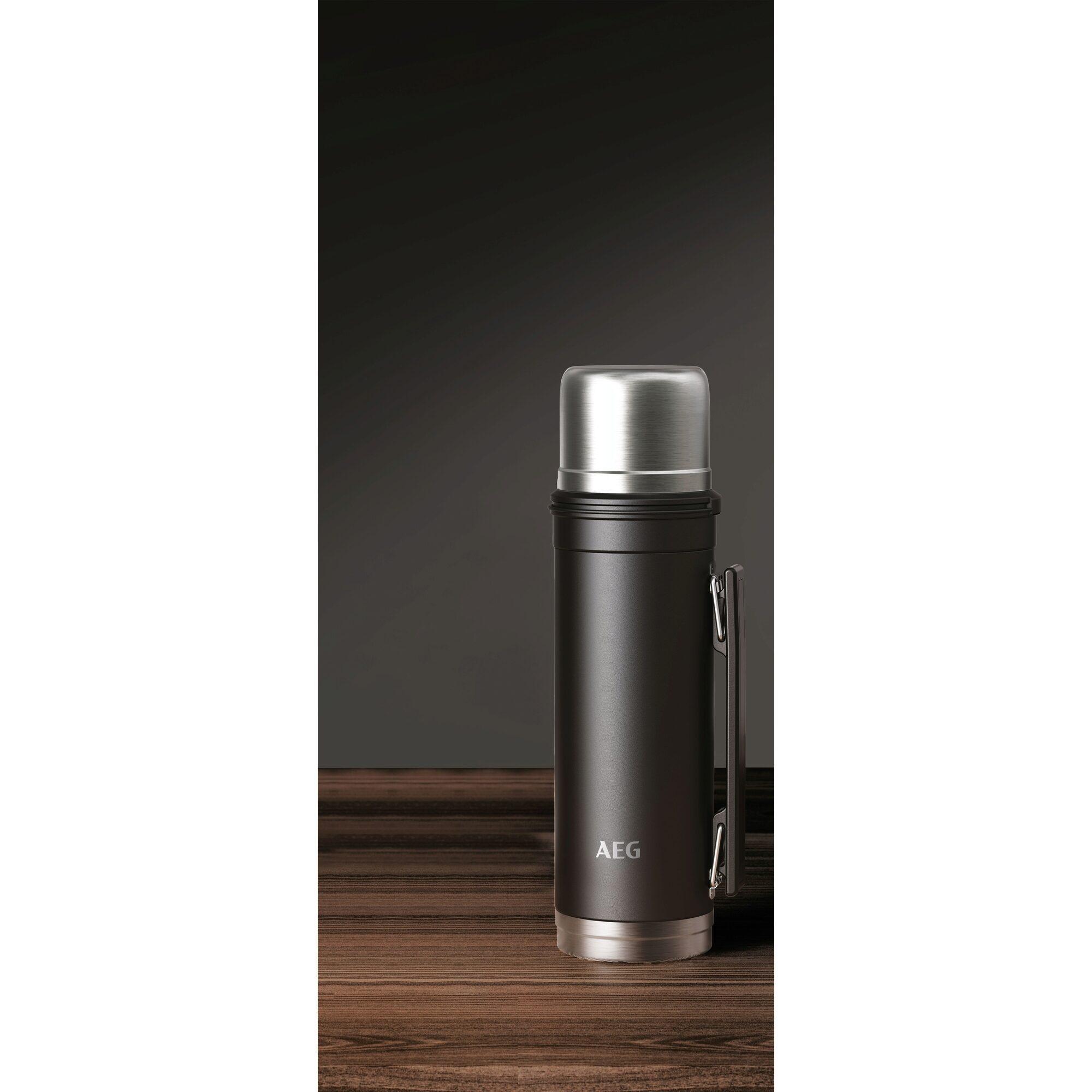 AEG ATHJ02 Thermosflasche, 1 l Fassungsvermögen, Schwarz