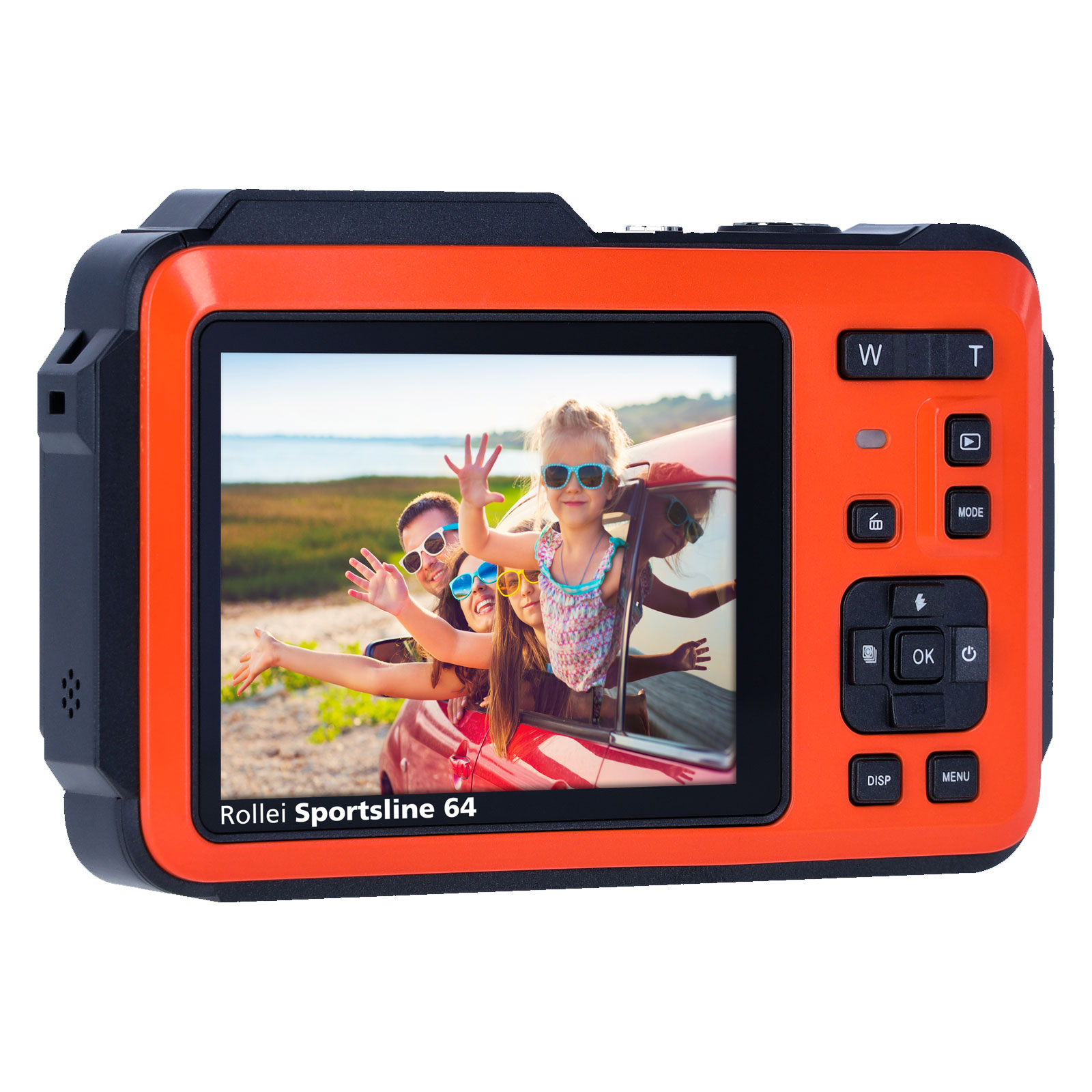 ROLLEI Sportsline 64 Selfie Orange Action Kamera