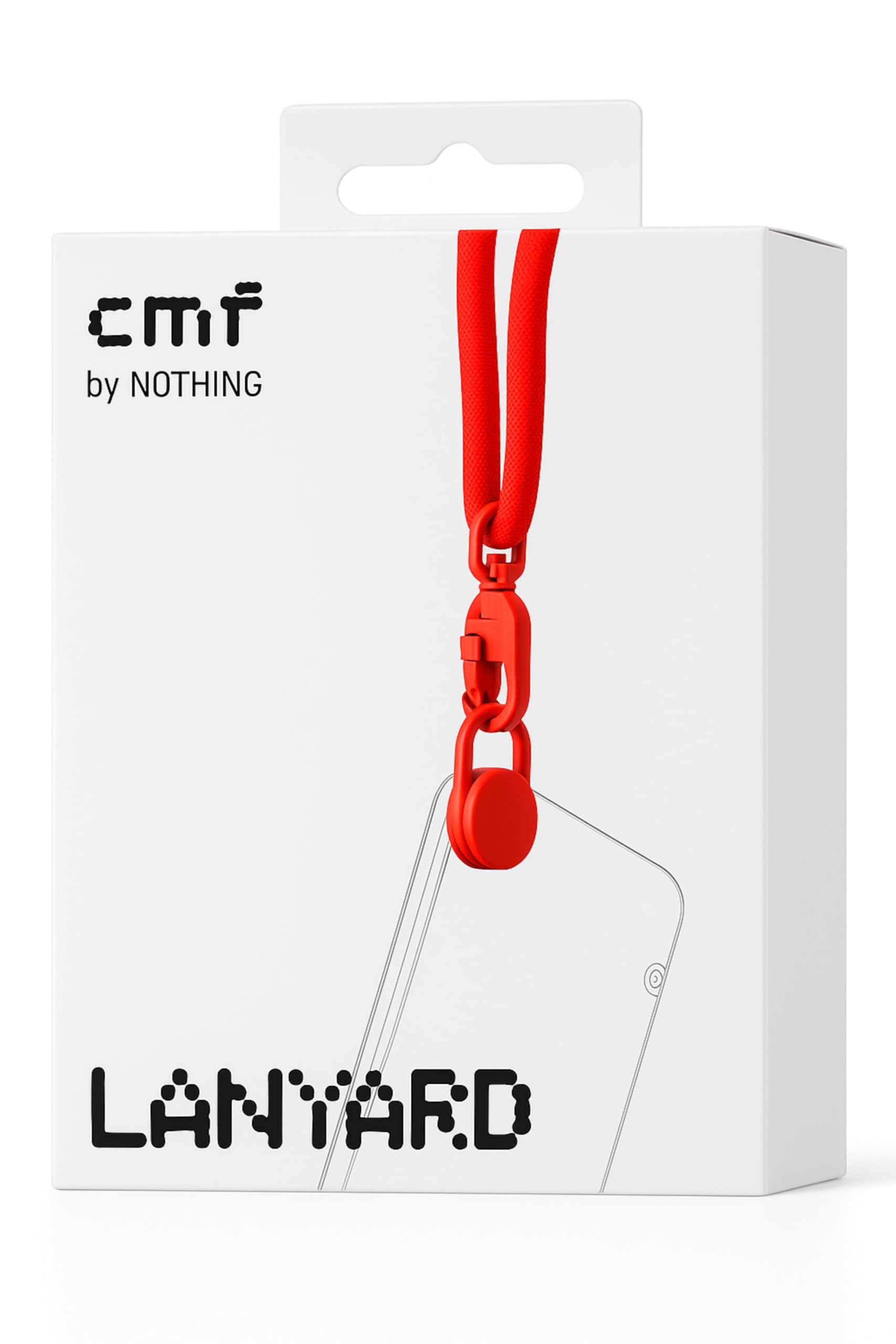 Nothing Phone 1 Lanyard Handyketten orange