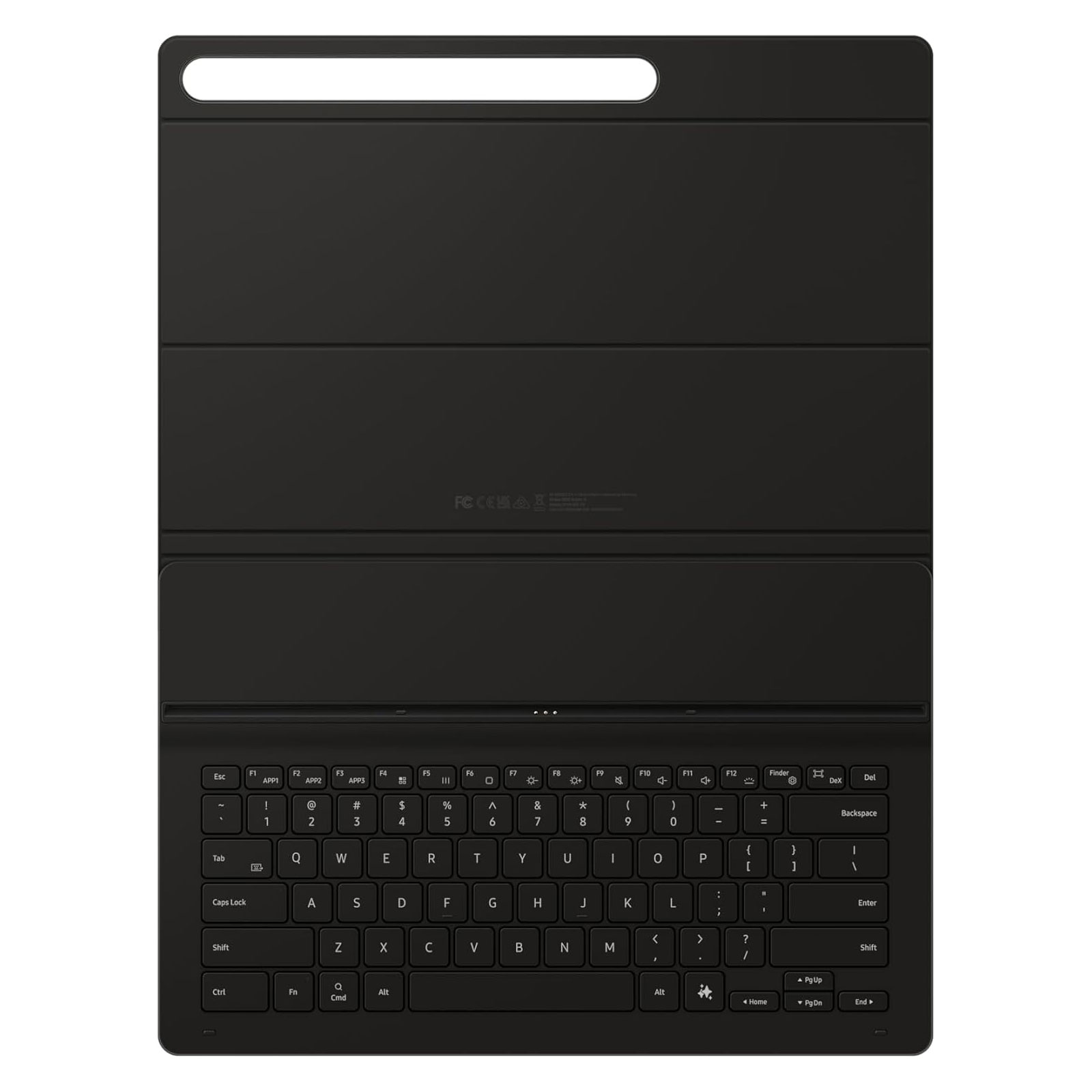 SAMSUNG Tab S10 Ultra/S9 Ultra Book Cover Keyboard Slim black Tablet-Hülle