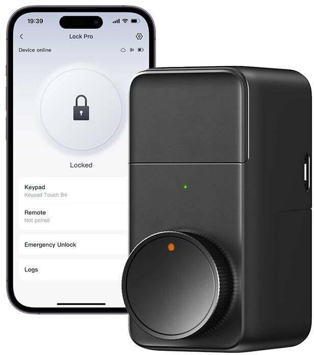 SwitchBot Smart Lock Pro elektronisches Türschloss schwarz