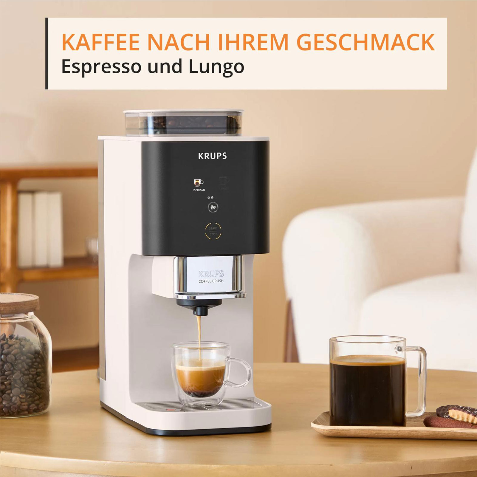 Krups SA4001 Coffee Crush, Espresso-Kaffeevollautomat
