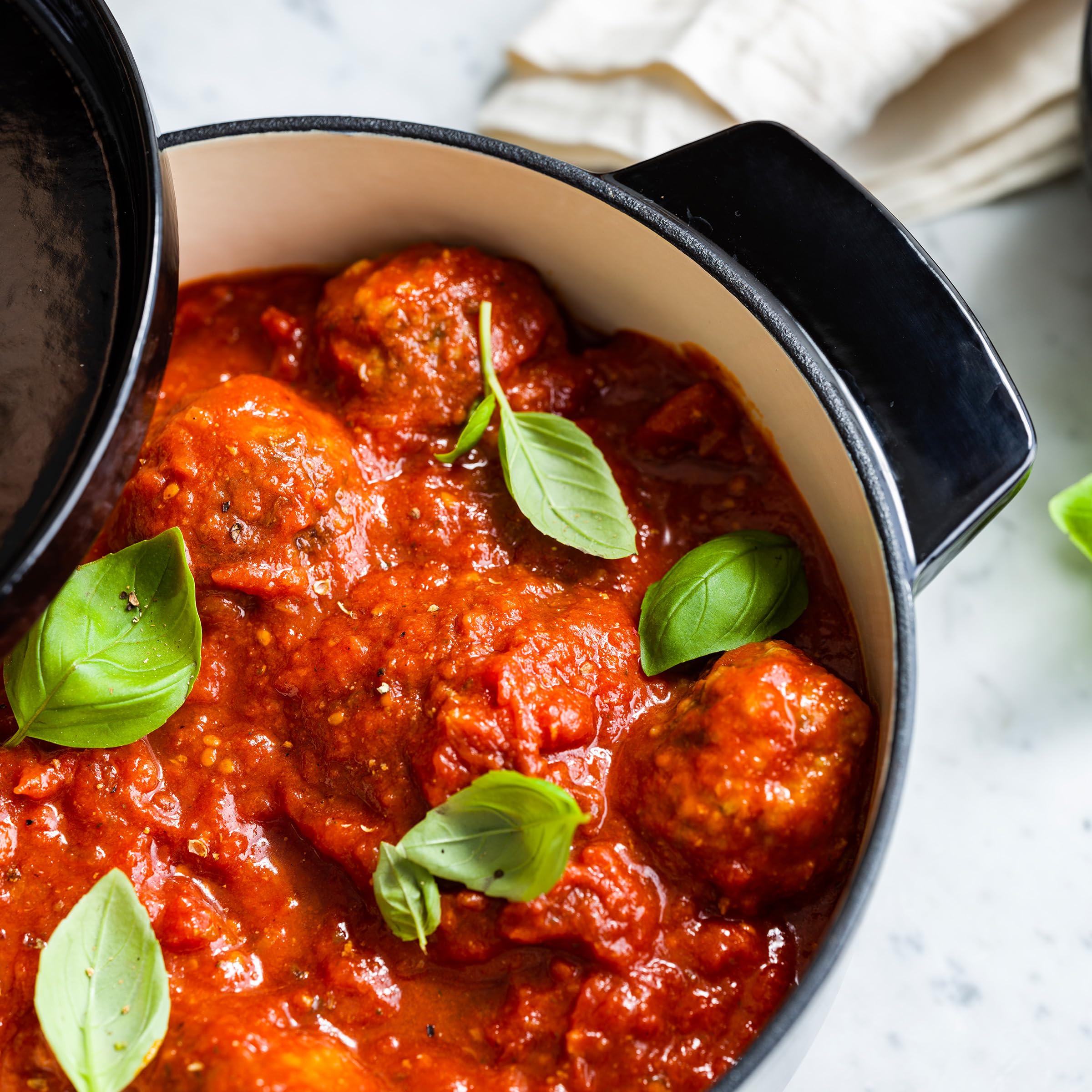 KitchenAid CC006058-001 Bräter mit Deckel - Rund - 3.3L 22cm Schwarz