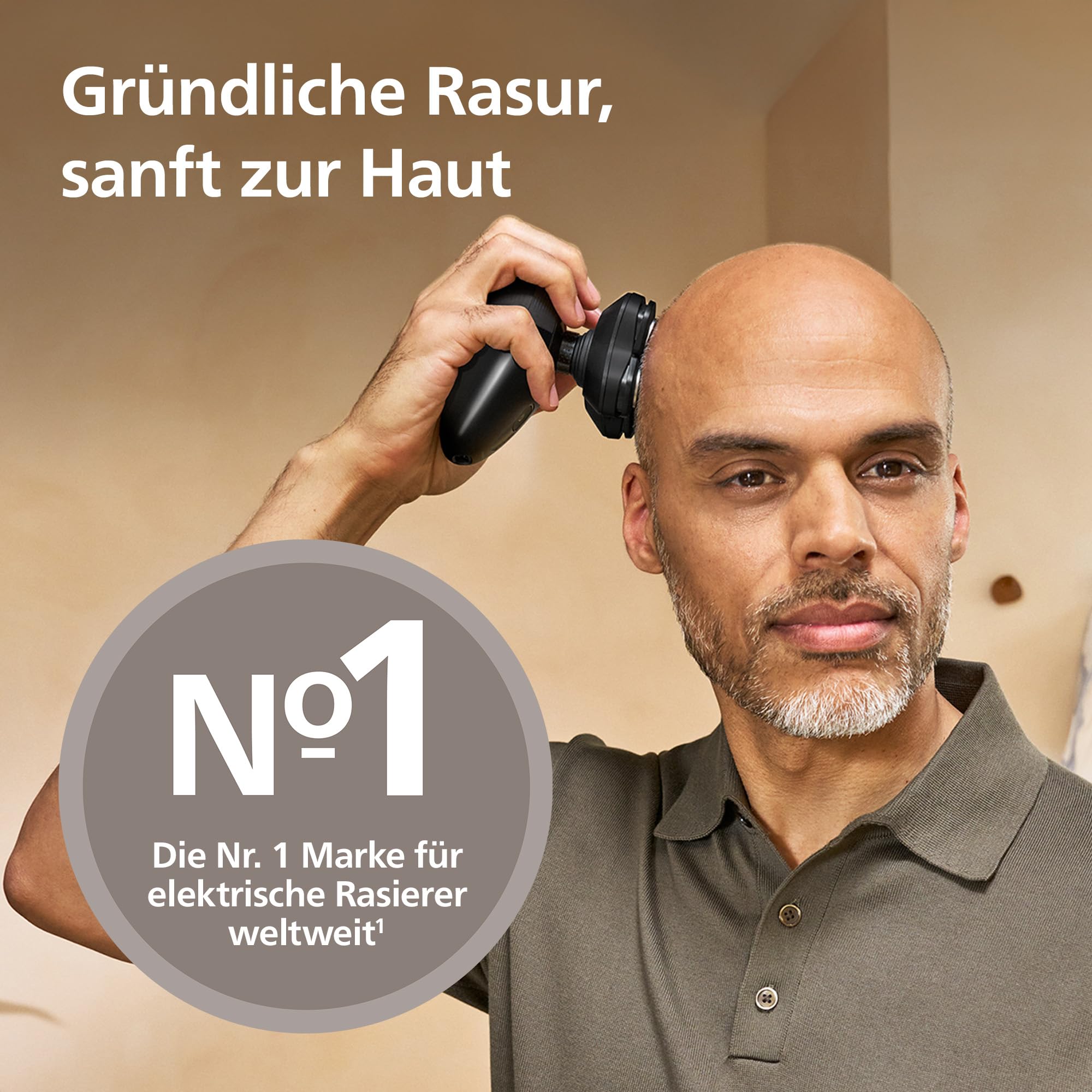 Philips Head Shaver Pro Series 5000 – Glatzenrasierer für Männer und Frauen
