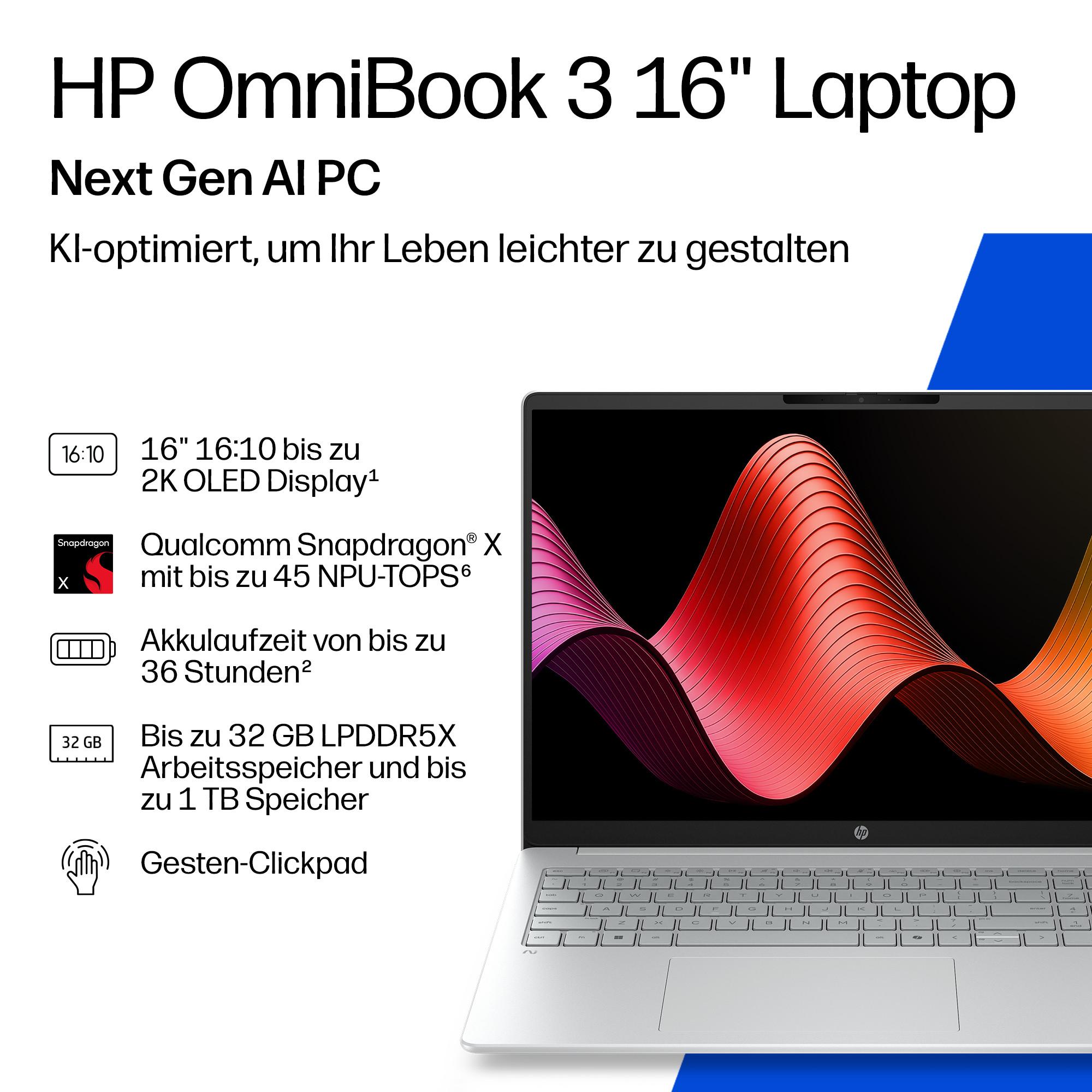 HP OmniBook 3 Next Gen AI 16- bz0610ng,