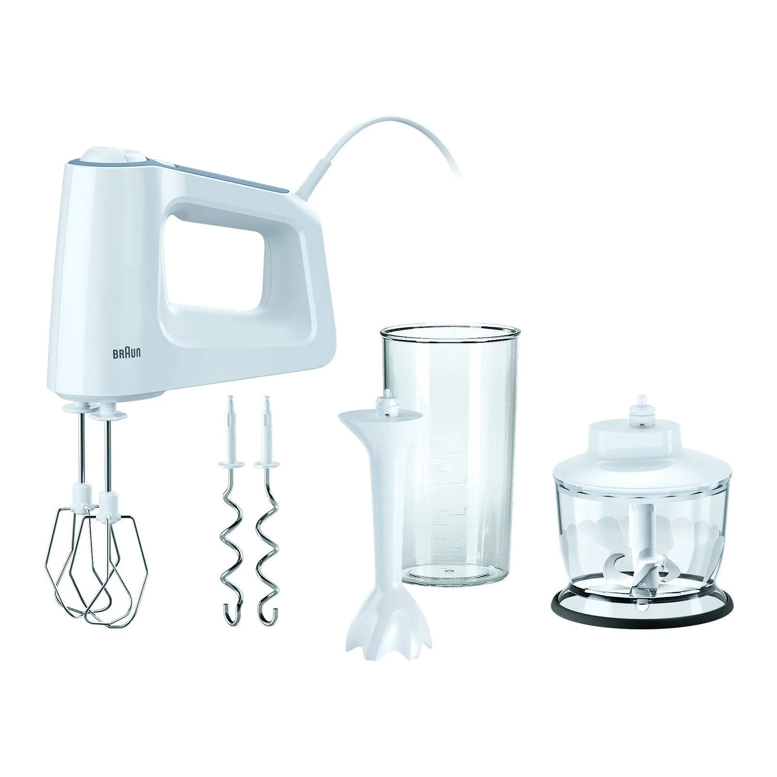 BRAUN HM 3135 WH MultiMix Handmixer weiß