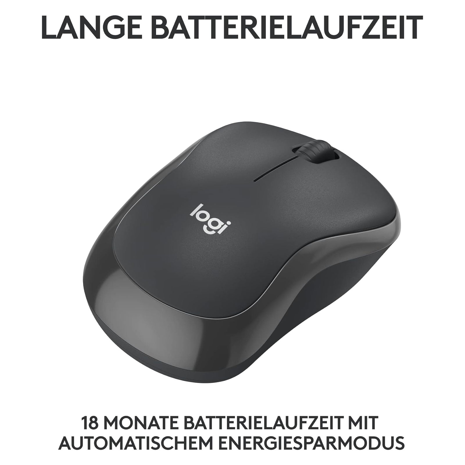 Logitech M240 Silent Maus, Grau
