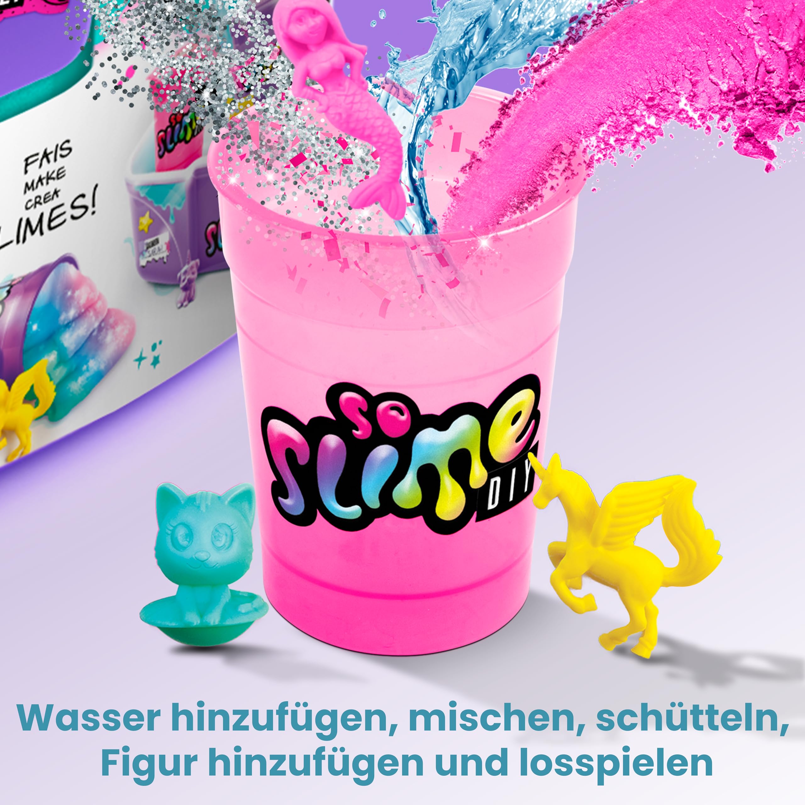 Canal Toys So Slime Mini Aktentasche – Leuchtender & Farbwechsel Schleim