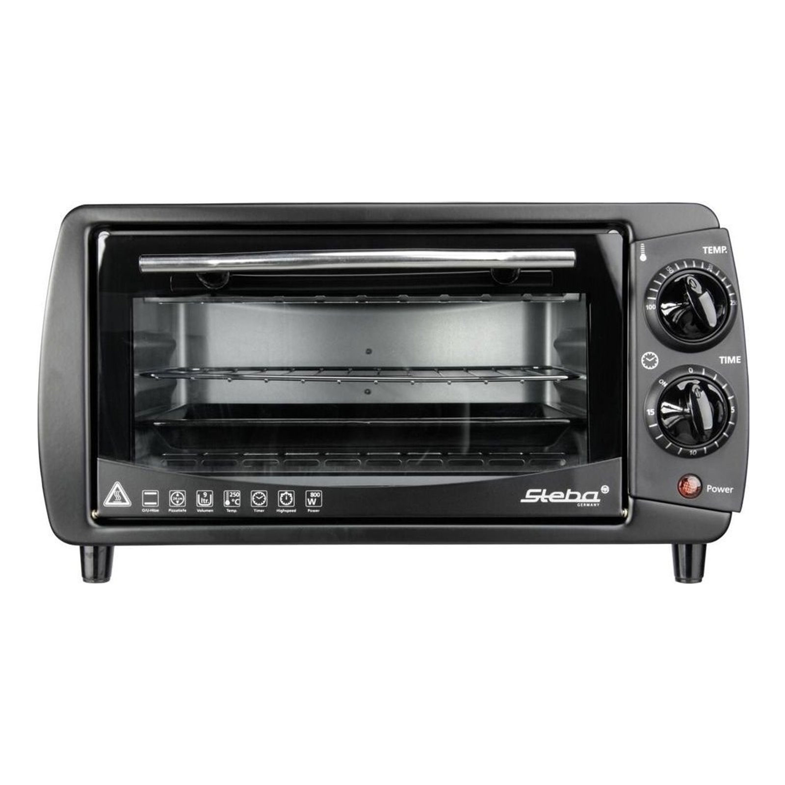 Steba KB 9.2 Mini-Backofen Edelstahlgehäuse