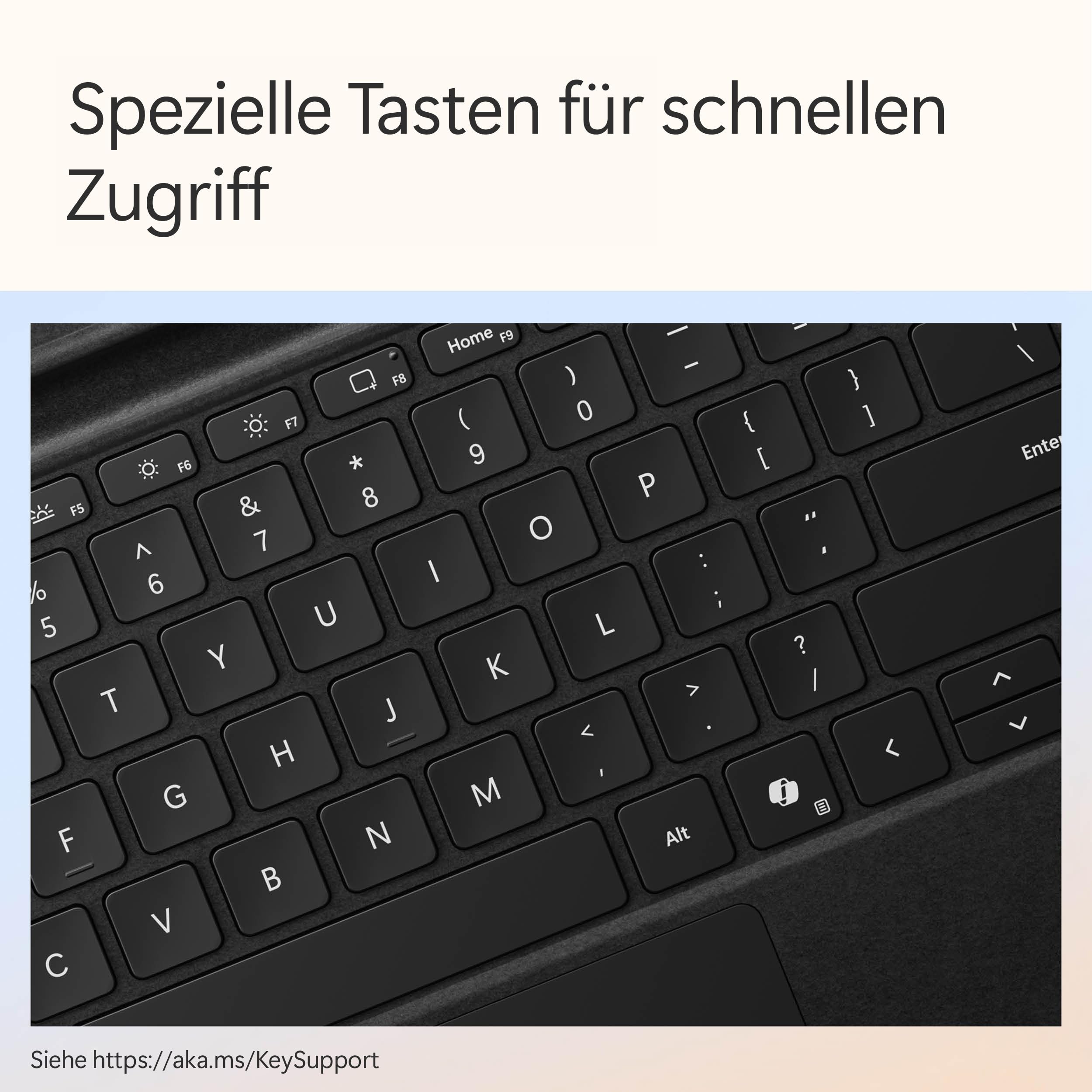 Microsoft Surface Pro Flex Keyboard | 2-in-1 Alcantara® Keyboard