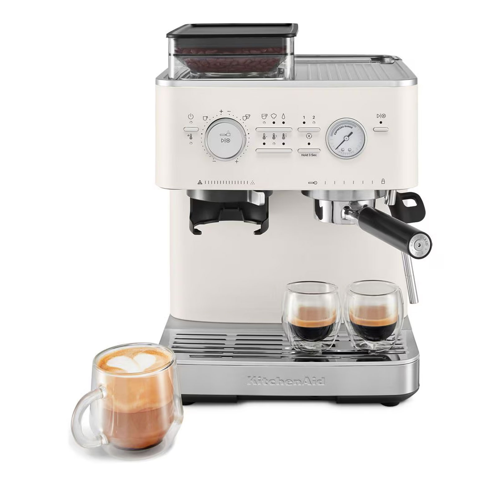 KitchenAid 5KES6551EPL Semi Auto Espresso PORCELAIN Siebträgermaschine