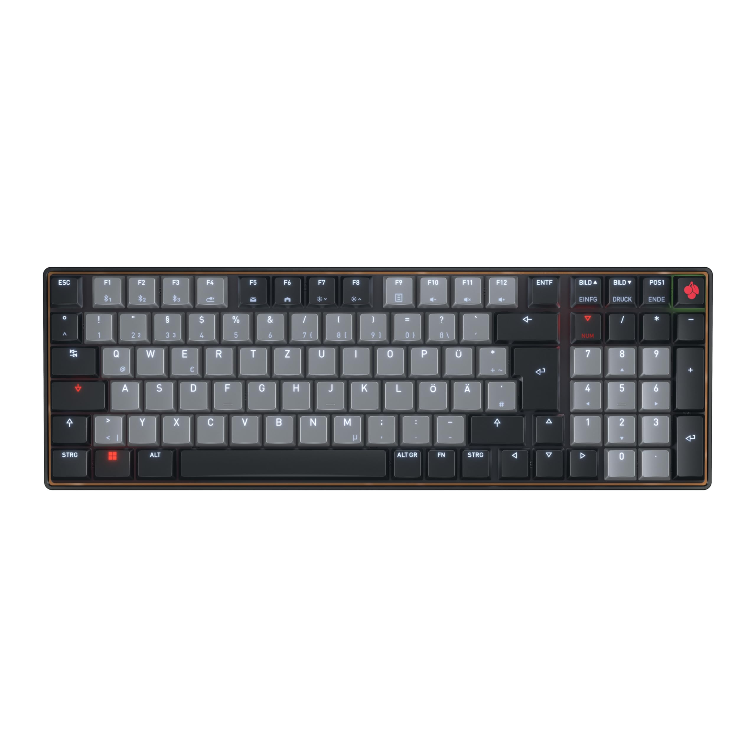 Cherry KW 550 MX LP, Mechanische Low-Profile-Tastatur im 96-%-Format