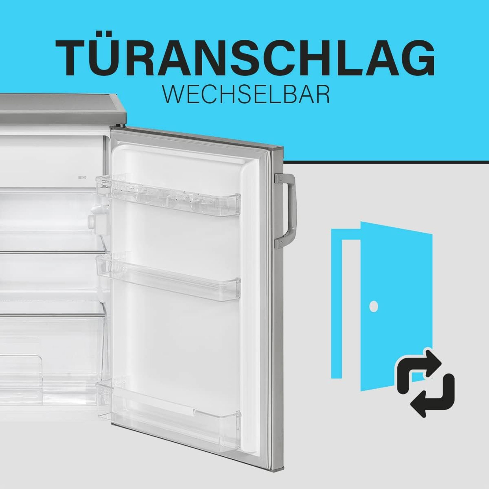 Bomann KS 2194.1 INOX Tischkühlschrank