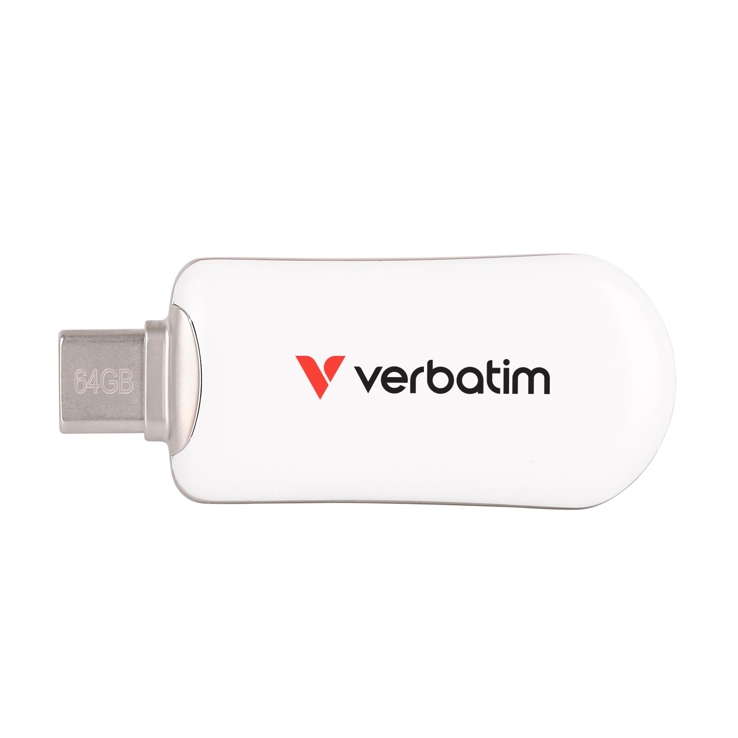 Verbatim Plectra USB-C Flash Drive White 64GB, 30228