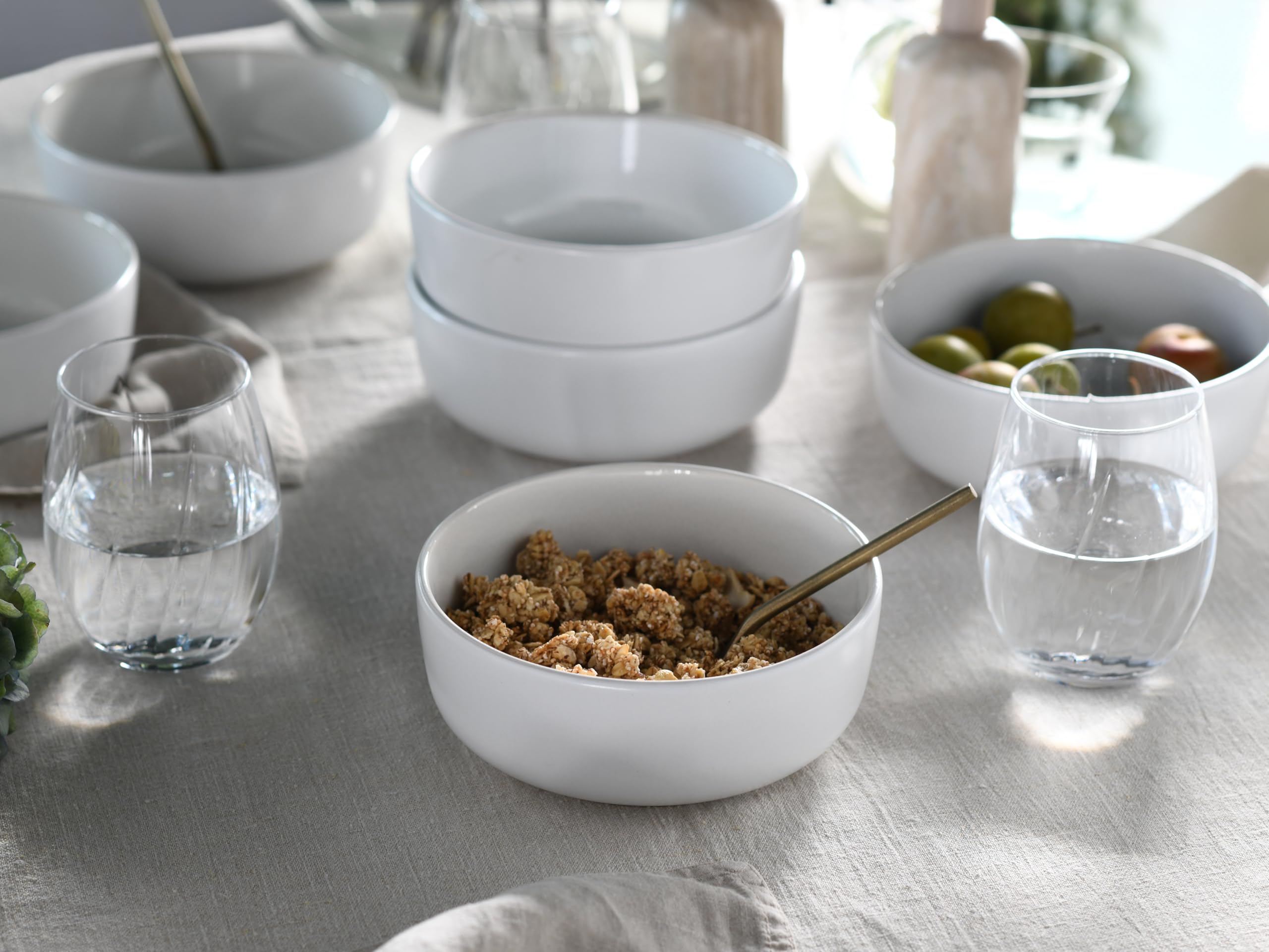 CreaTable 24714 Kombiservice Serie Nordic Fjord Ice 16-tlg. 4 Personen