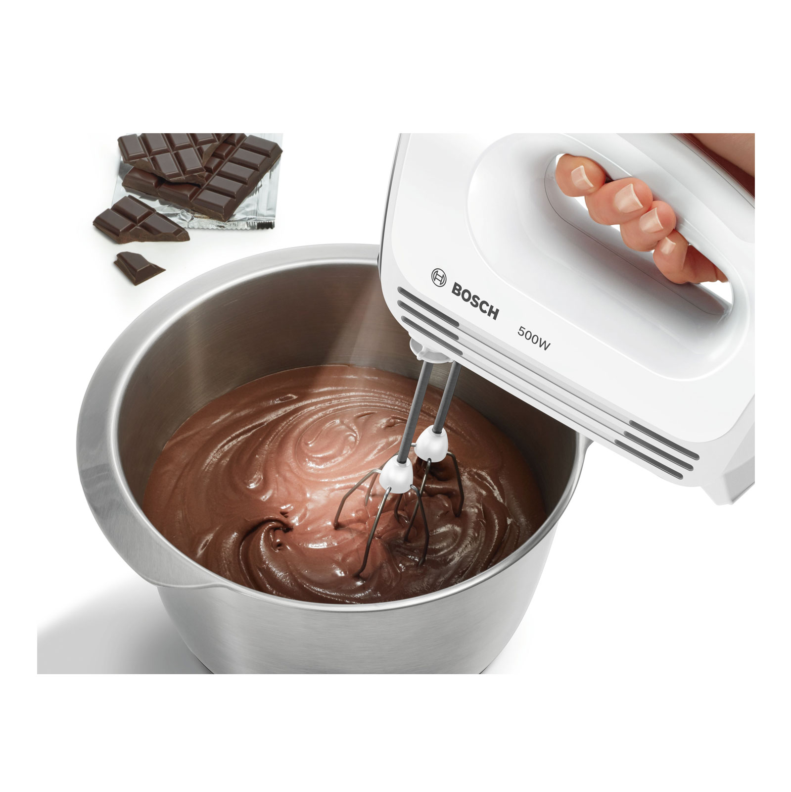 Bosch MFQ25200 Handrührer weiß/silber