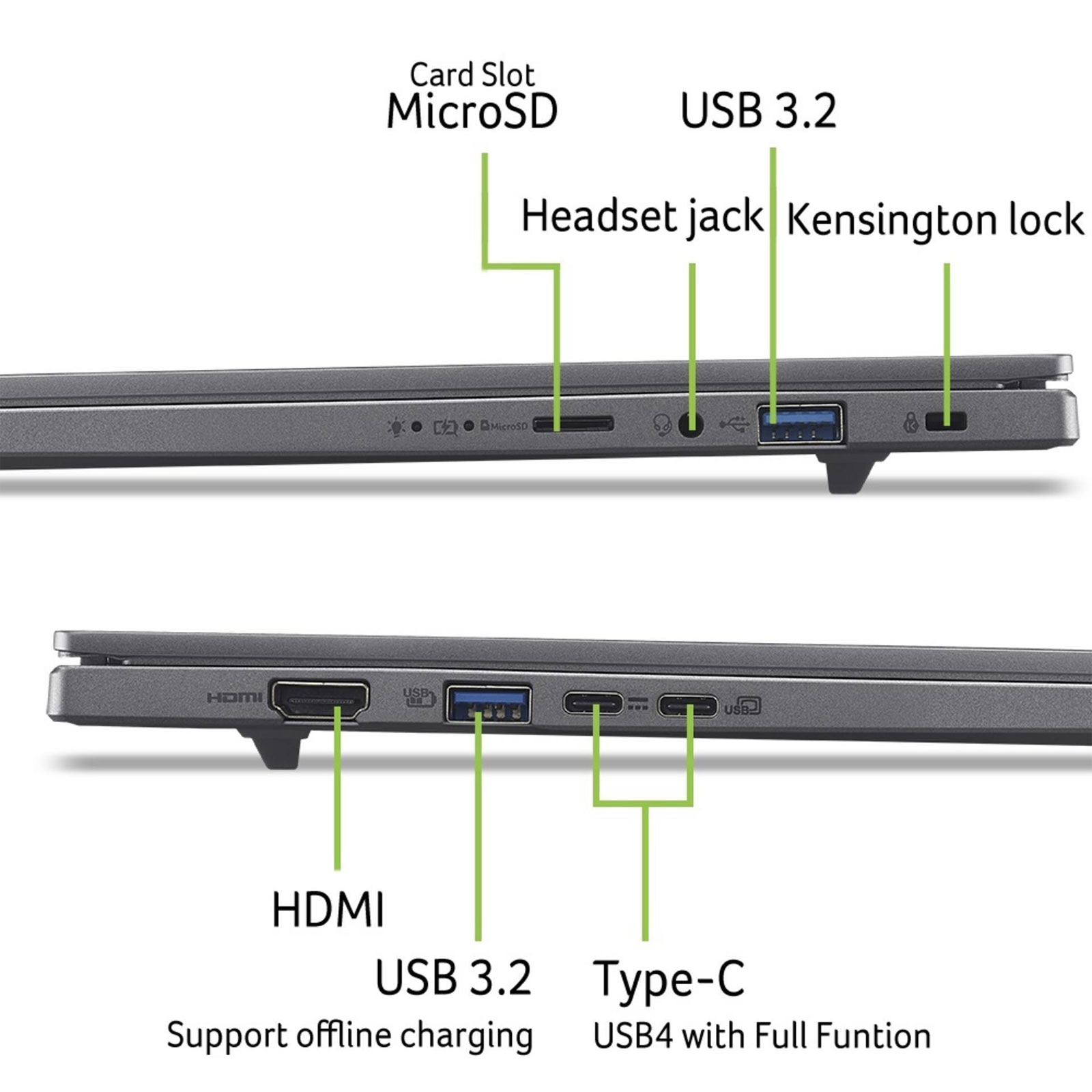 ACER Notebook Aspire 16 (A16-61M-R014) / AMD Ryzen™ AI 7 350 / 16 GB / 1 TB SSD / 16" WUXGA IPS / Win 11 Home