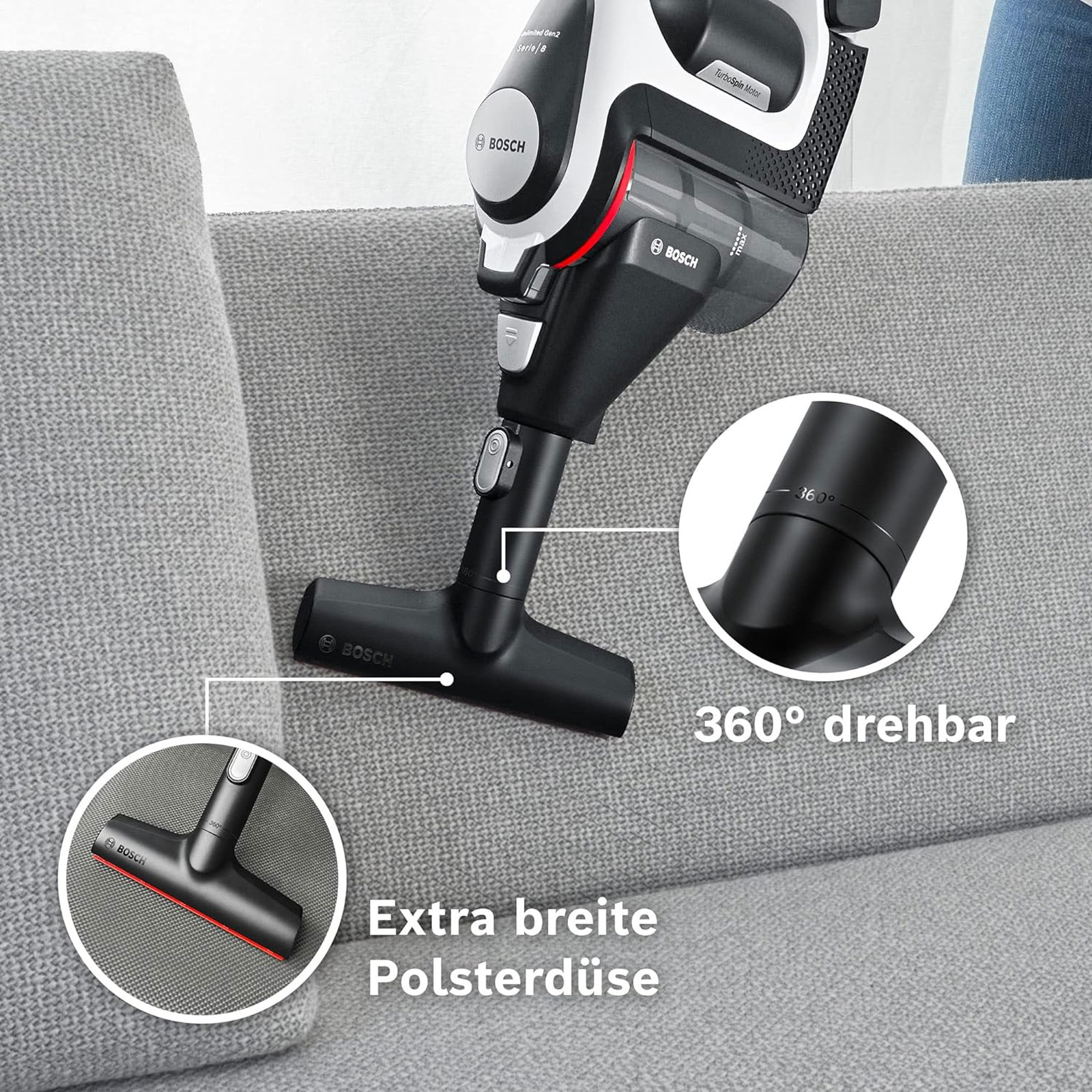 Bosch BHZUXXLN XXL-Polsterdüse Unlimited