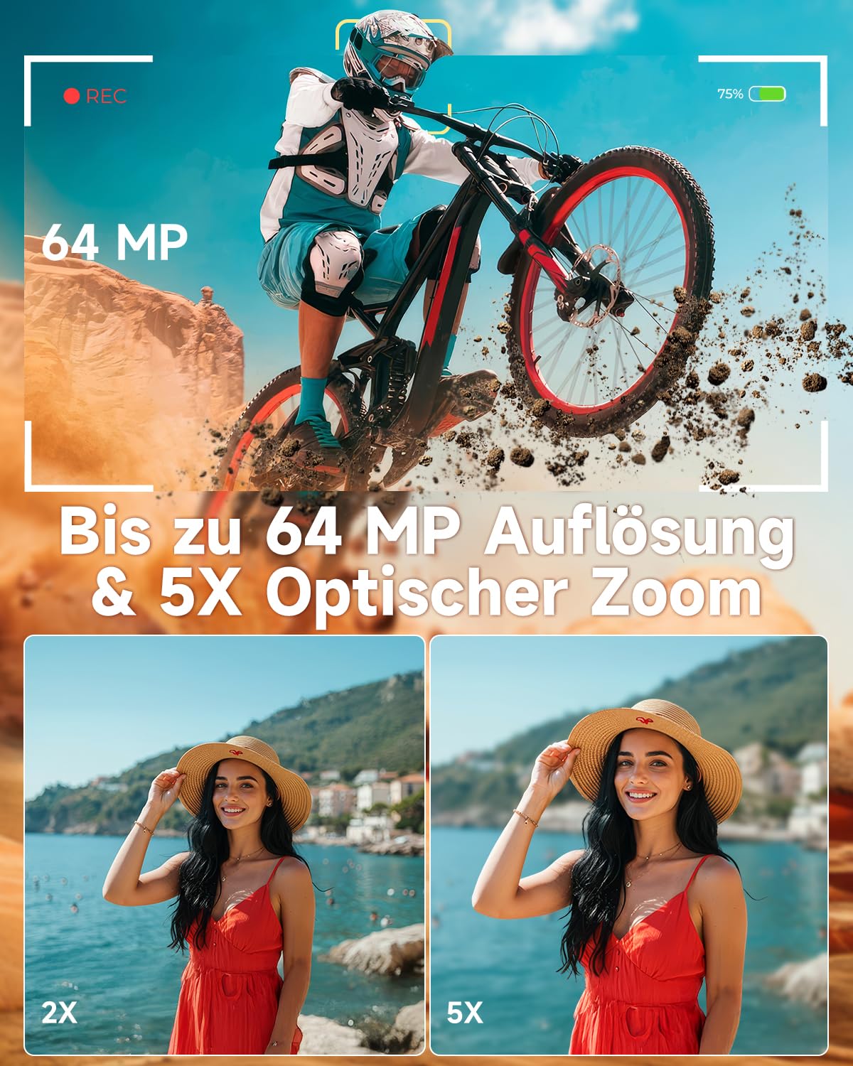 ROLLEI Powerflex Compact Kompaktkamera Digitalkamera