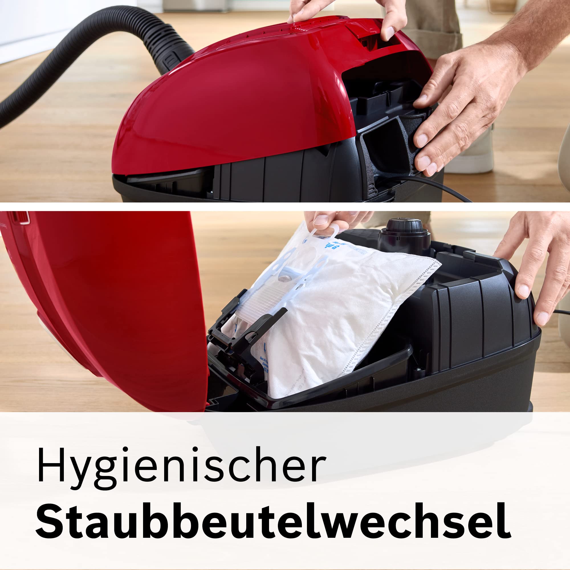 Bosch BGD38RD1H Staubsauger Bodenreinigung mit Beutel