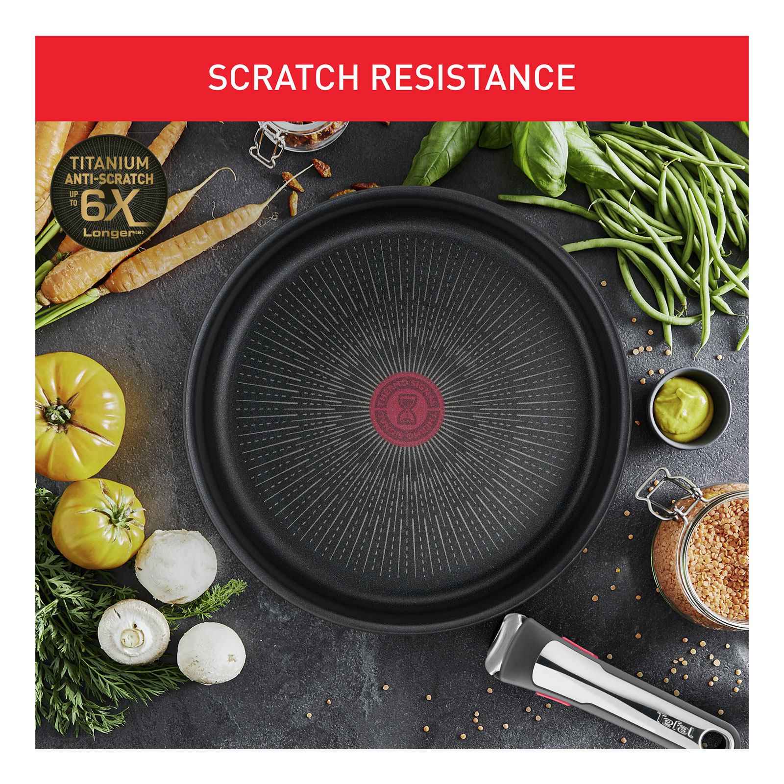 Tefal Preference On Pfannenset 22+26cm mit Premium-Griff 2-er Set