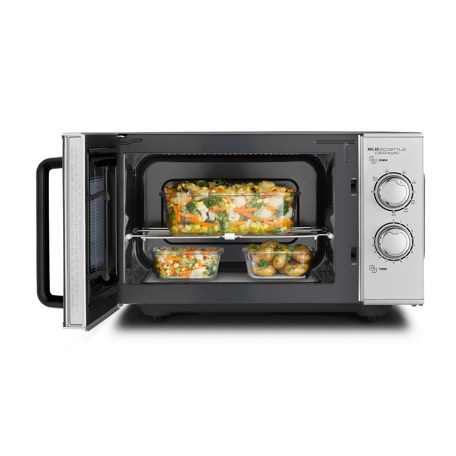 Caso MG 25 Ecostyle Ceramic Design Mikrowelle mit Grill