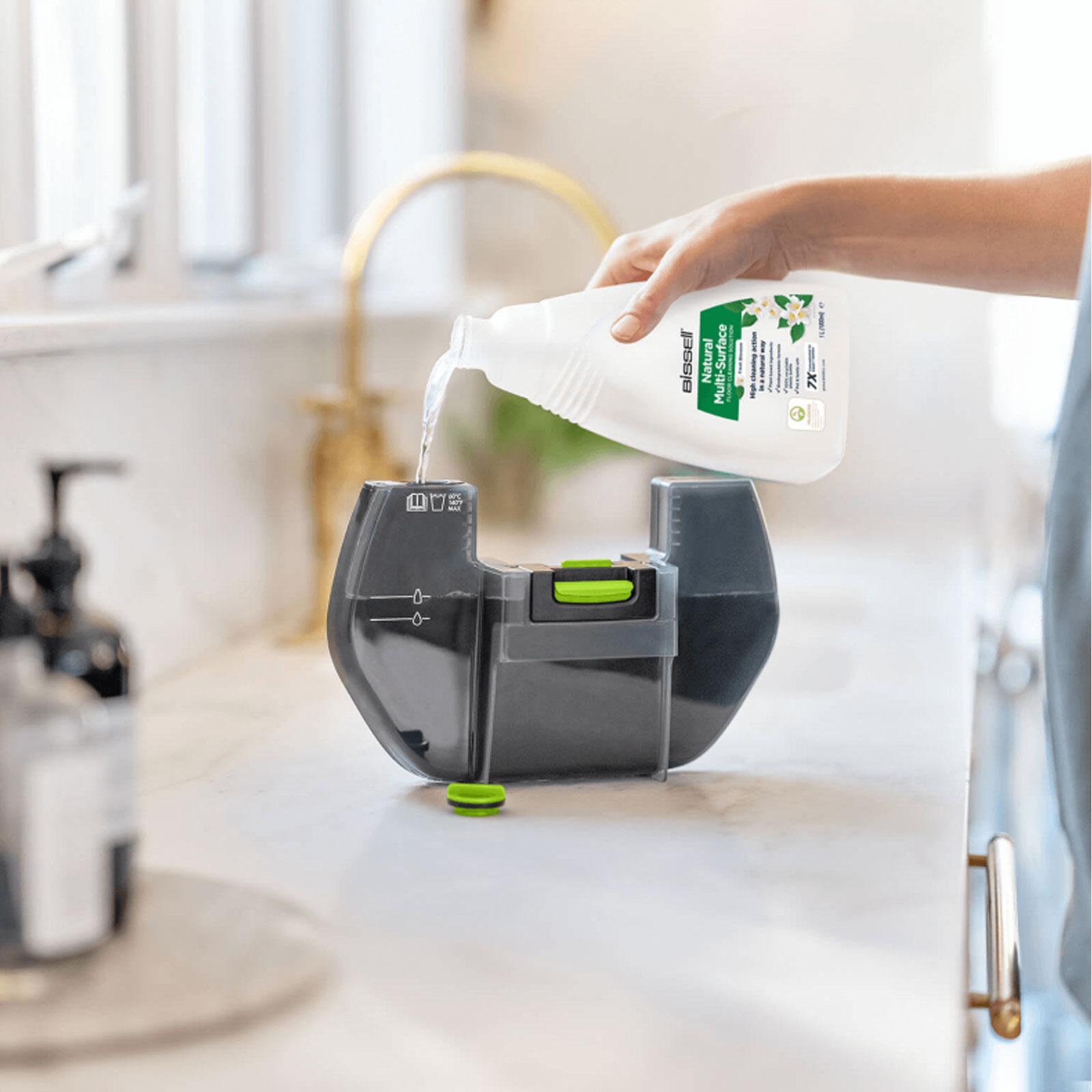 Bissel 3898N Spinwave + VAC Pet Hartbodenreiniger 