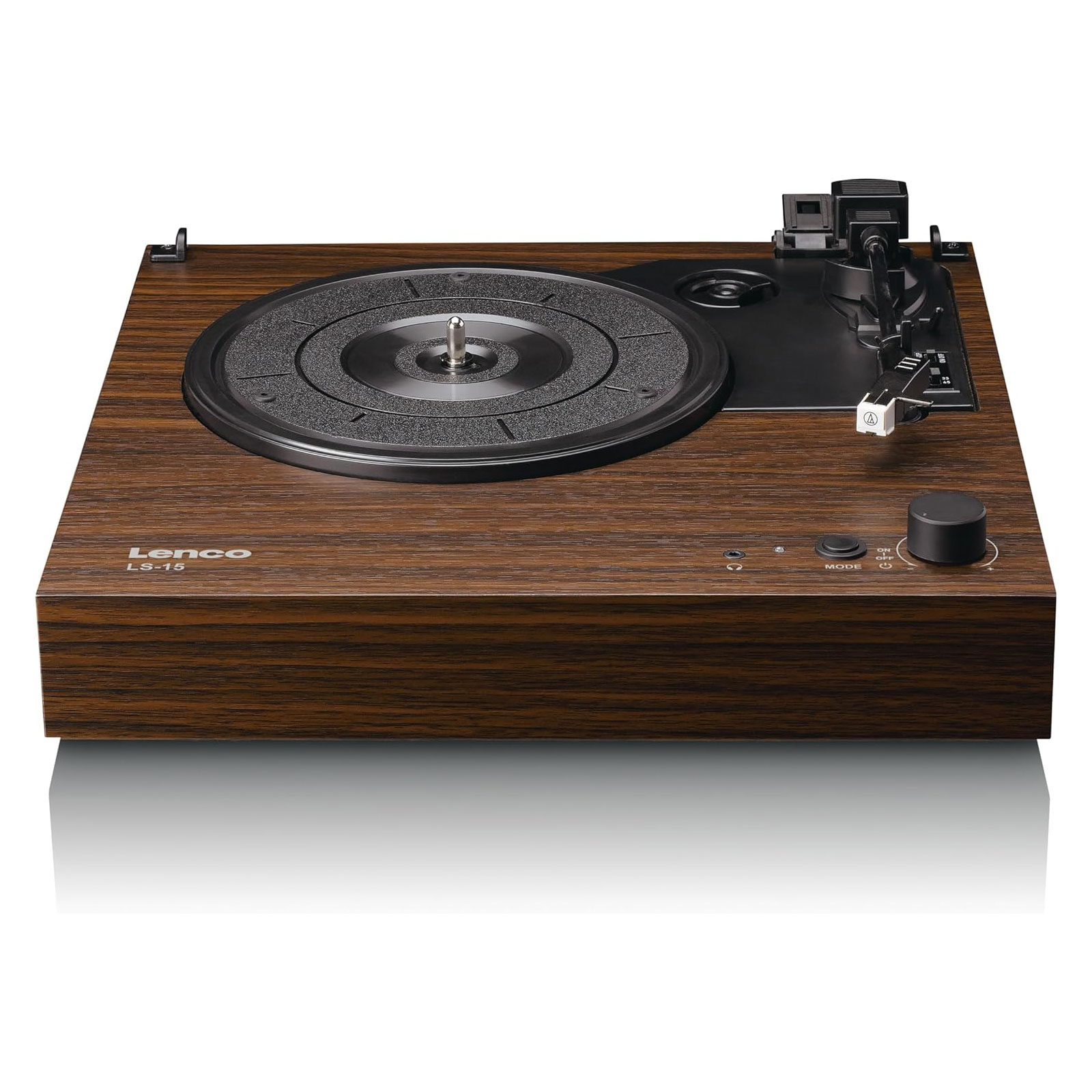 LENCO Plattenspieler LS-15 Bluetooth, 2 Lautsprecher, AT3600L Tonabnehmer